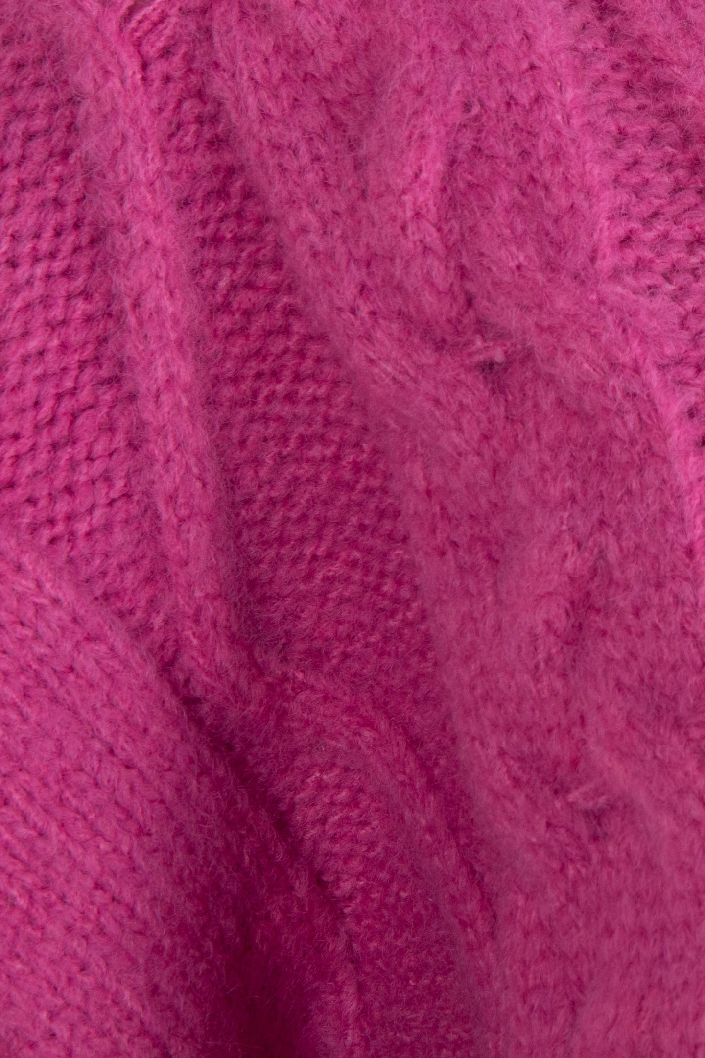 CARDIGAN CABLE KNIT POCKETS PINK 7
