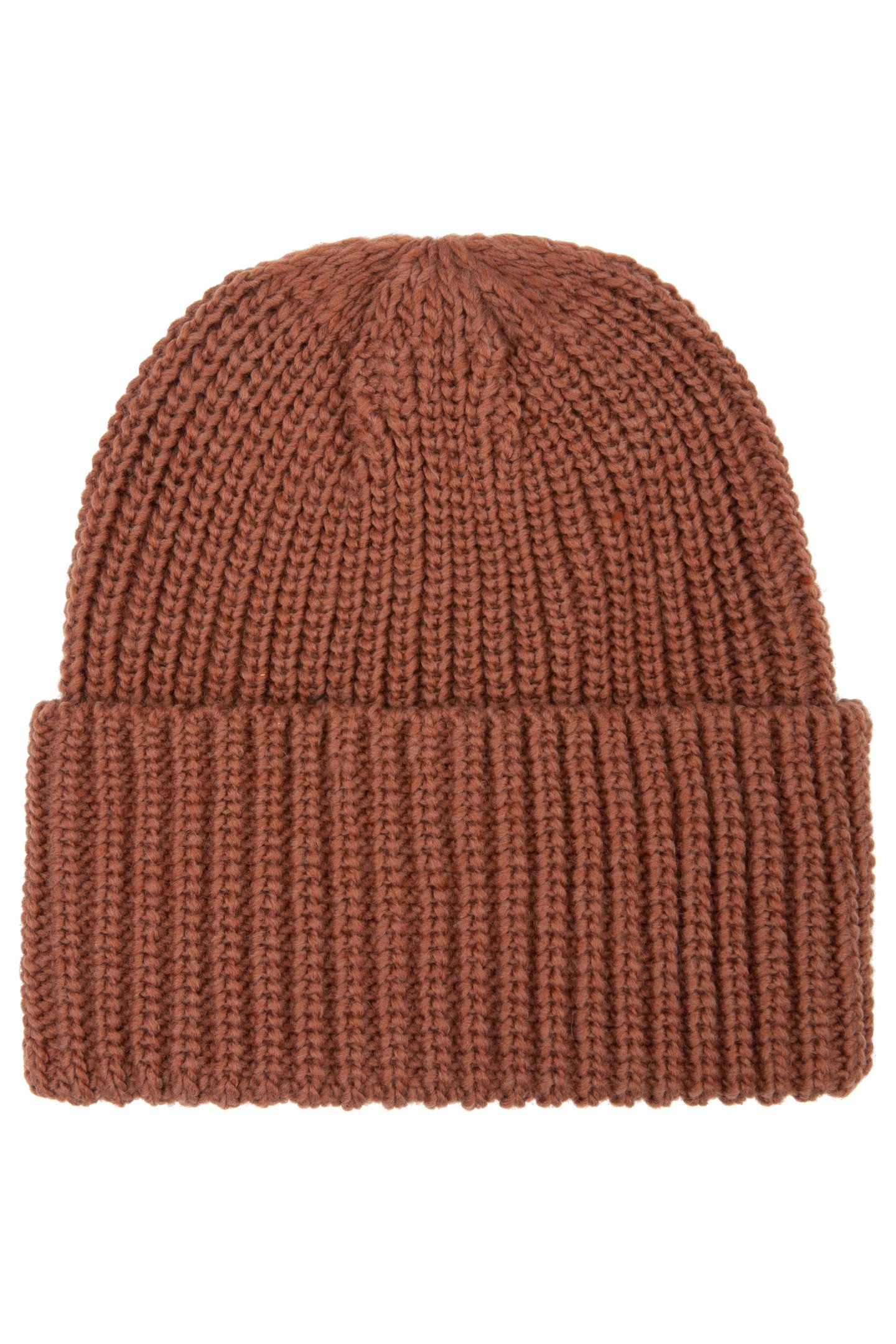BEANIE KNIT BROWN 1