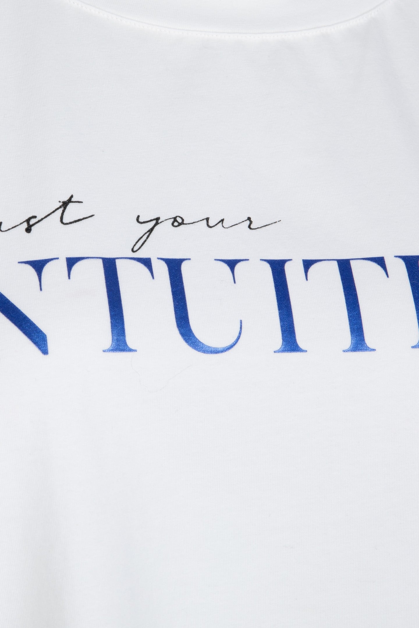 T-SHIRT “INTUITION” OFF WHITE 6