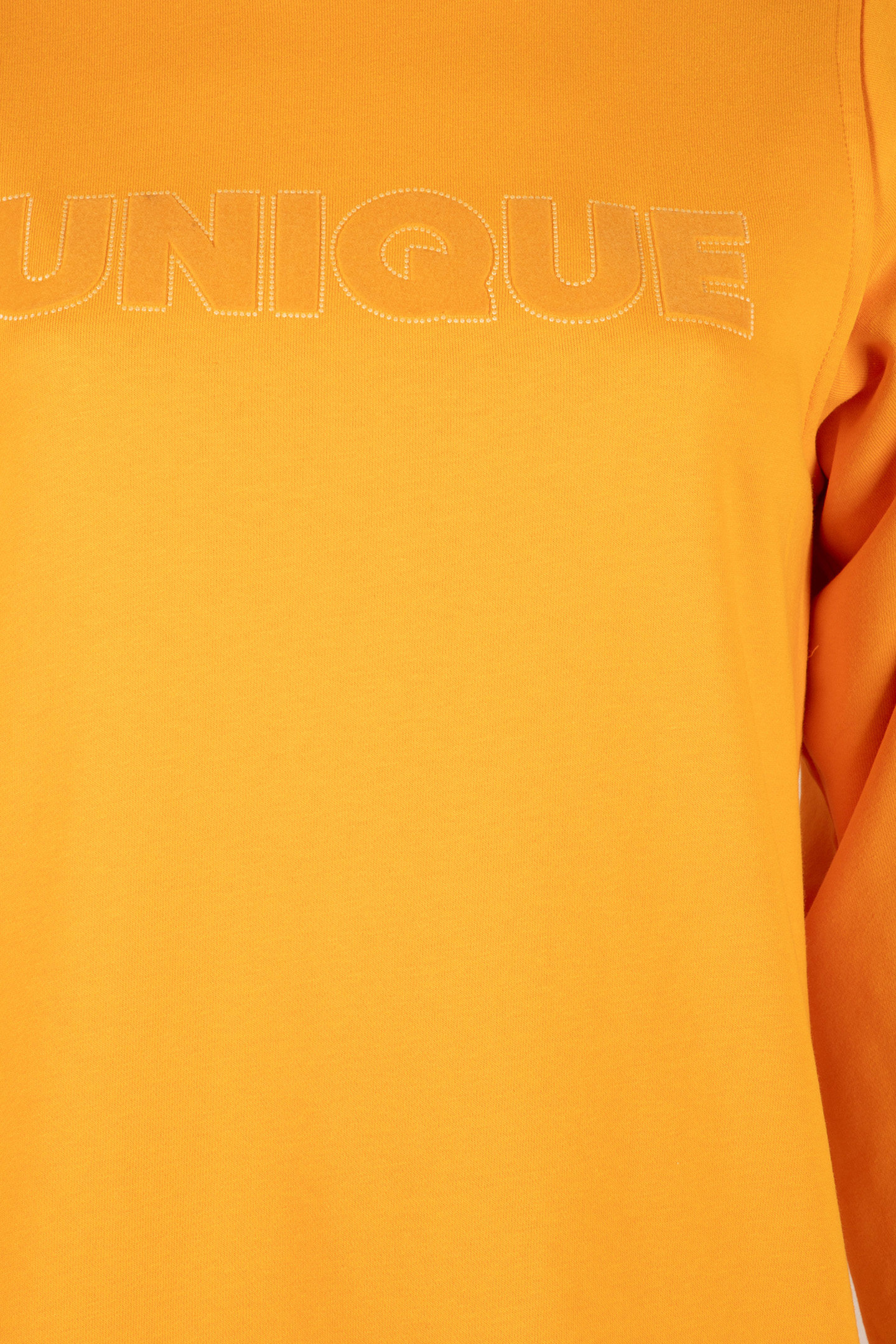 DRESS FLOCK PRINT ORANGE 5