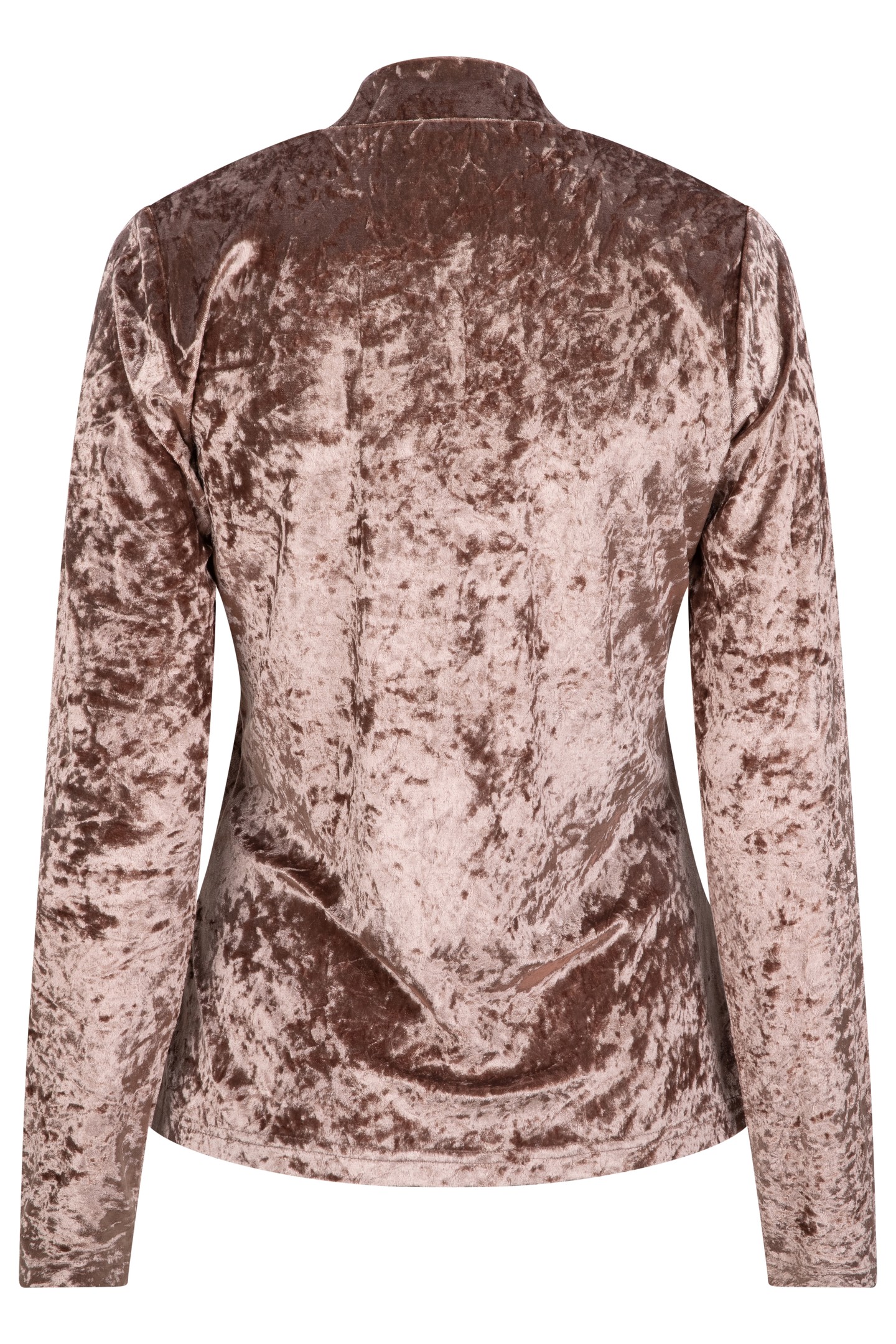 TOP VELOURS DE PANNE BROWN 2