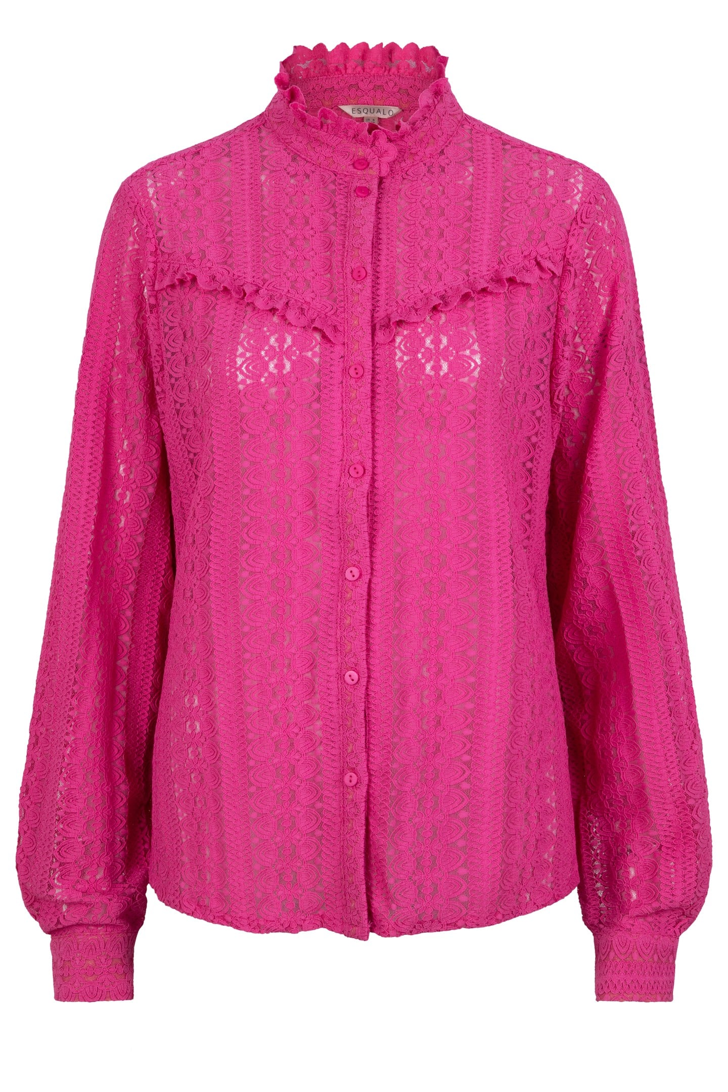 BLOUSE LACE RUFFLES PINK 5