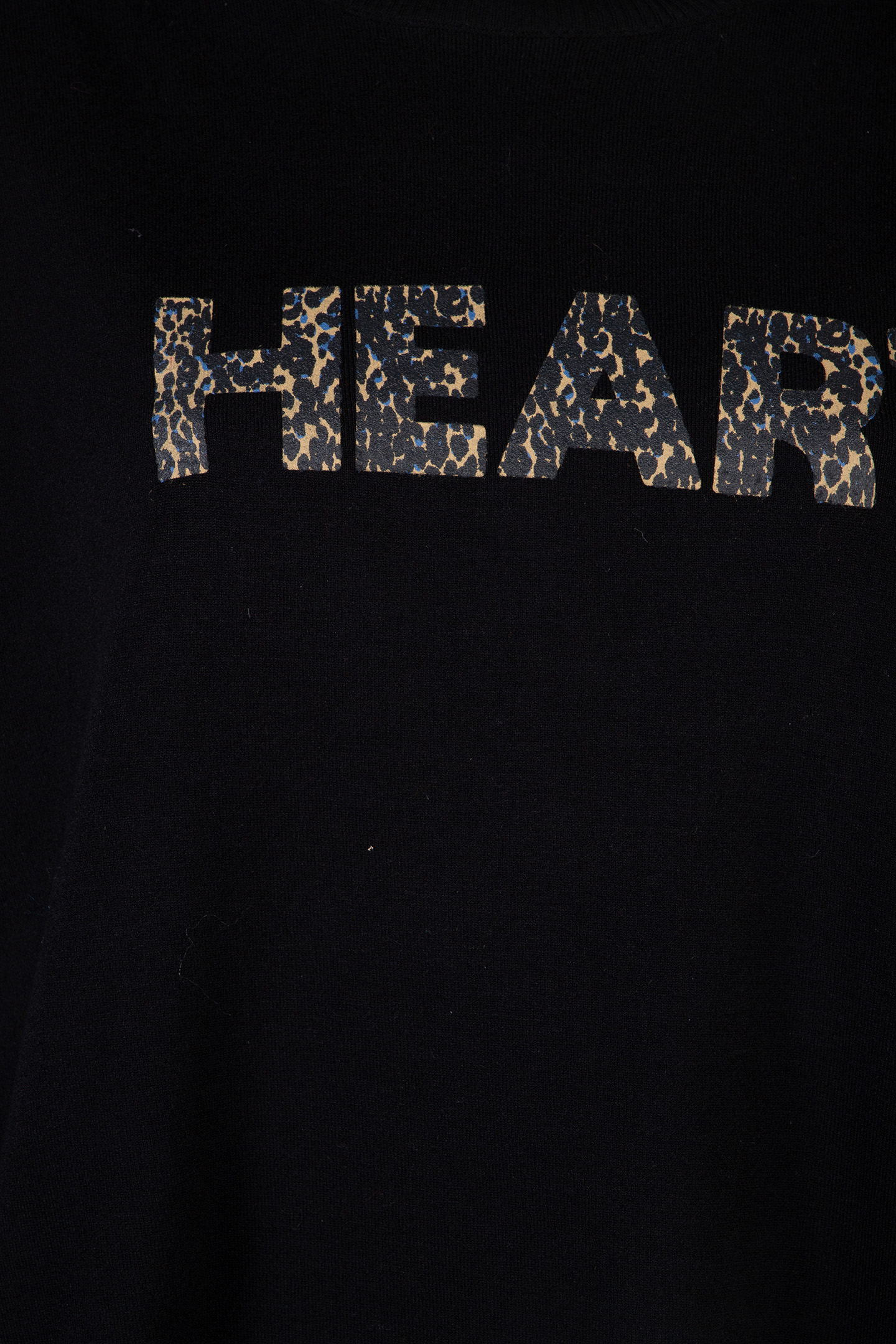 SWEATER LEOPARD “HEART" BLACK 4