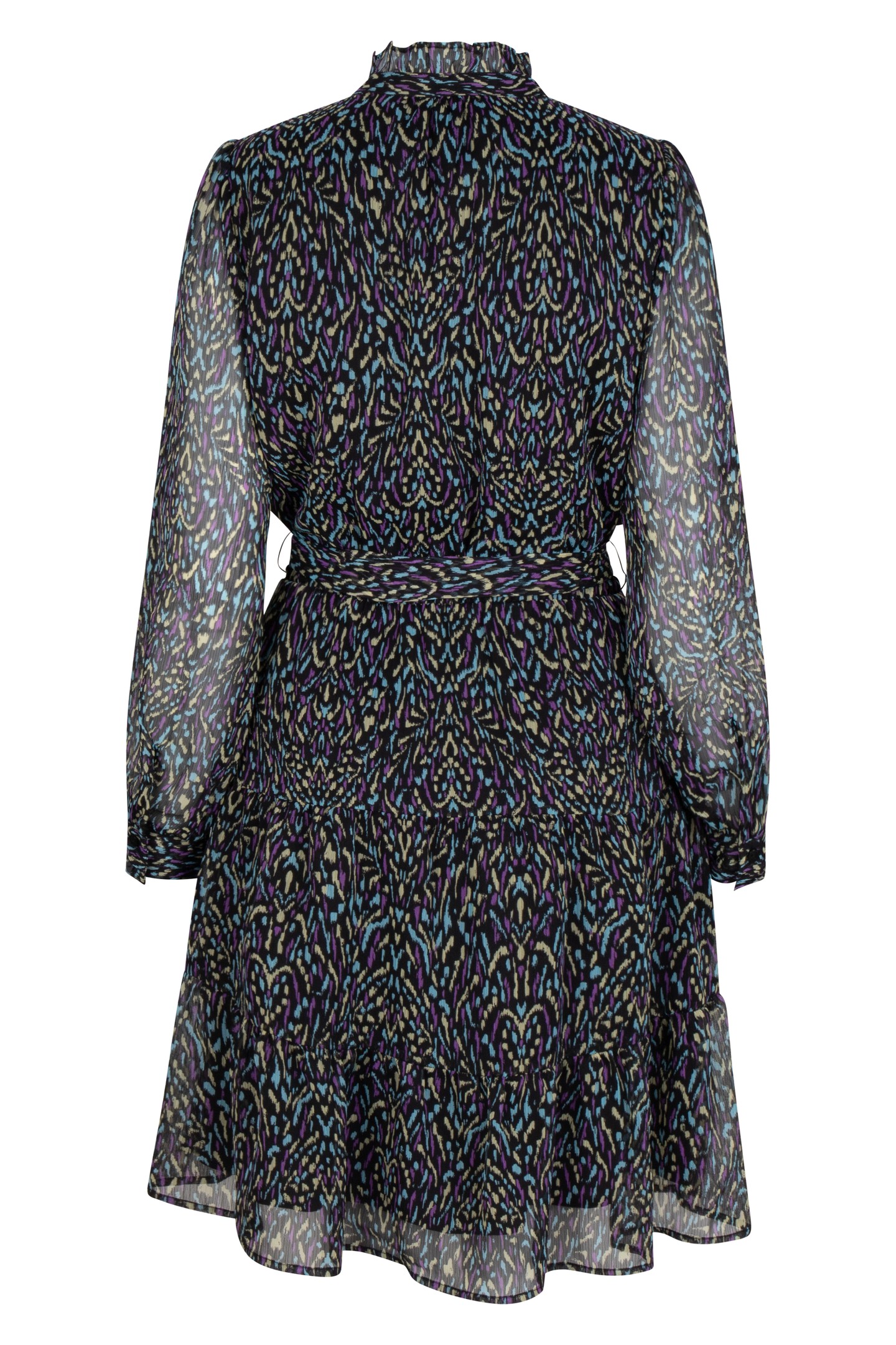 DRESS SHORT PIN TUCK MAGIC EARTH PRINT 4