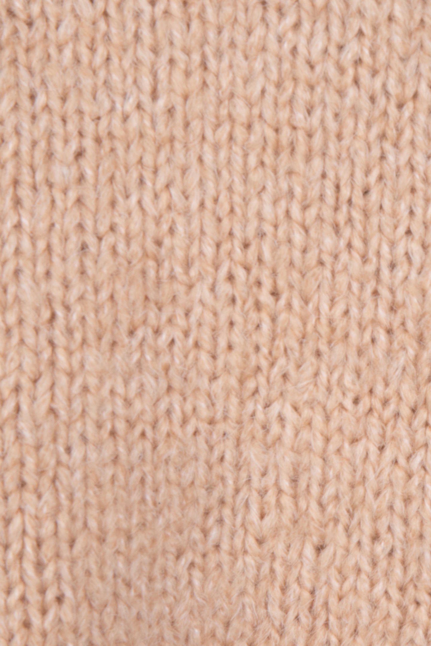 SWEATER CHUNKY V-NECK CAMEL 7