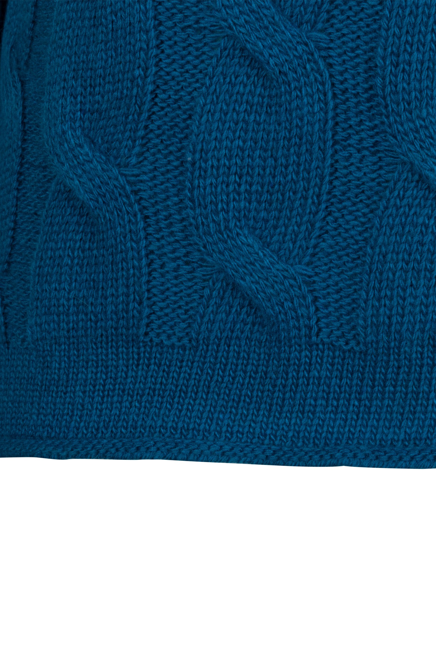 SWEATER CABLES TURTLE NECK PETROL 7