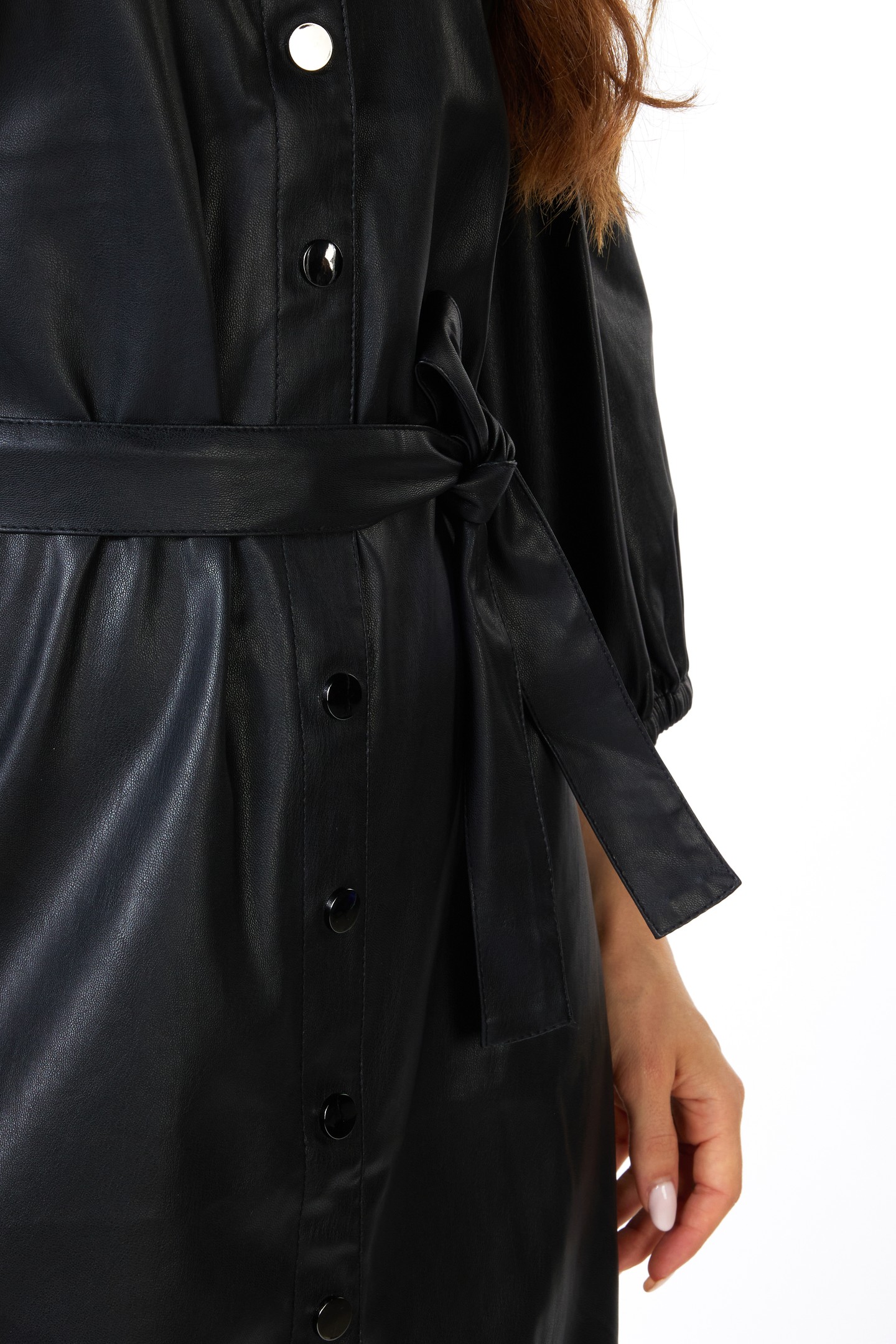 DRESS SHORT PU BLACK 9