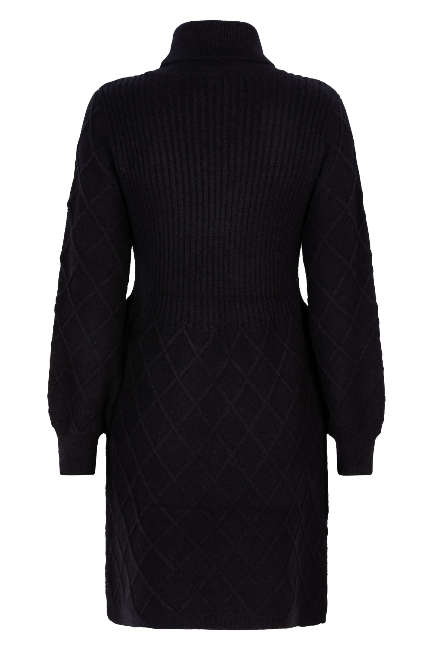 DRESS RIB & PATTERN BLACK 7