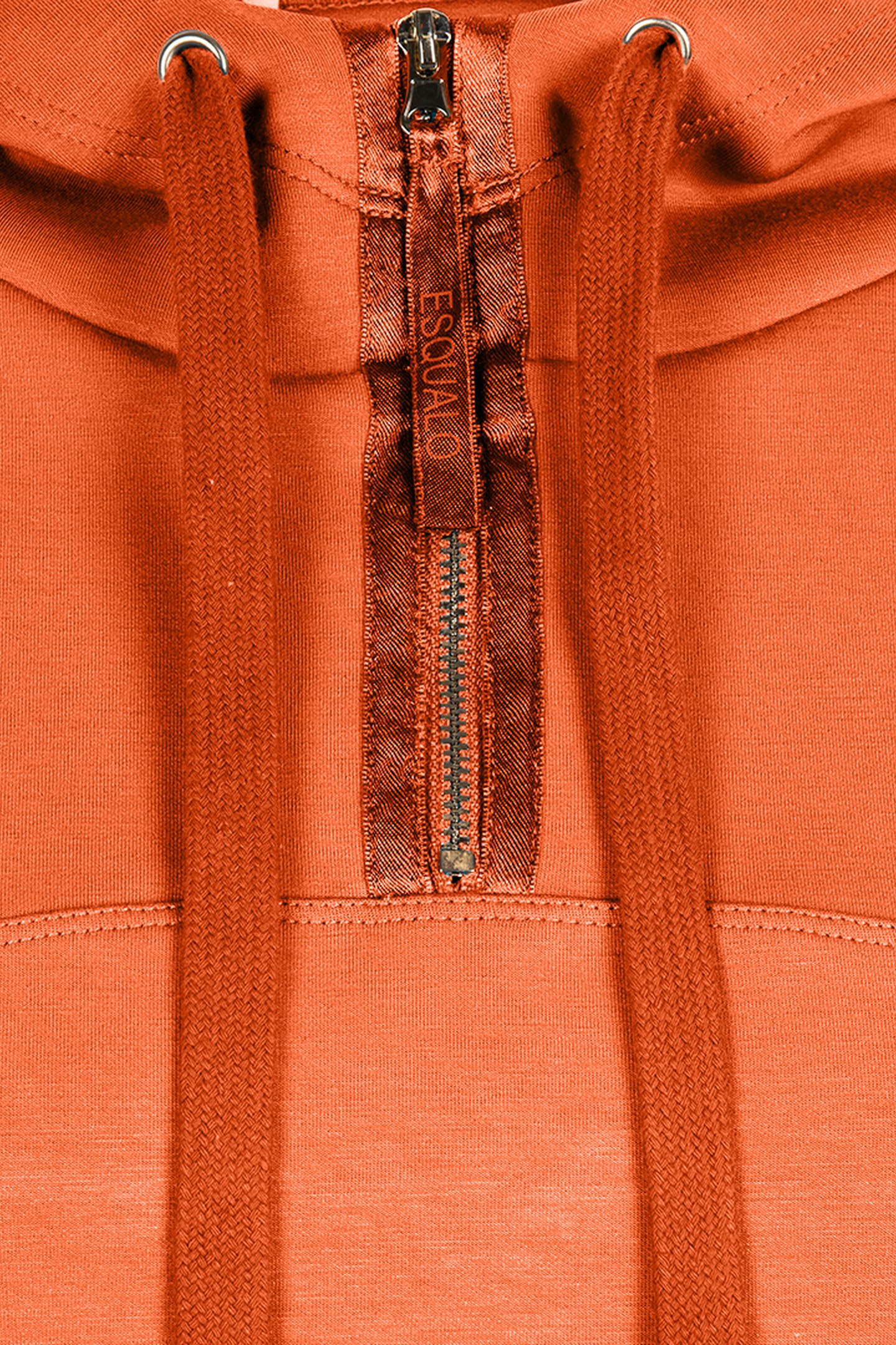 SWEATER HOODIE MODAL RUST 3