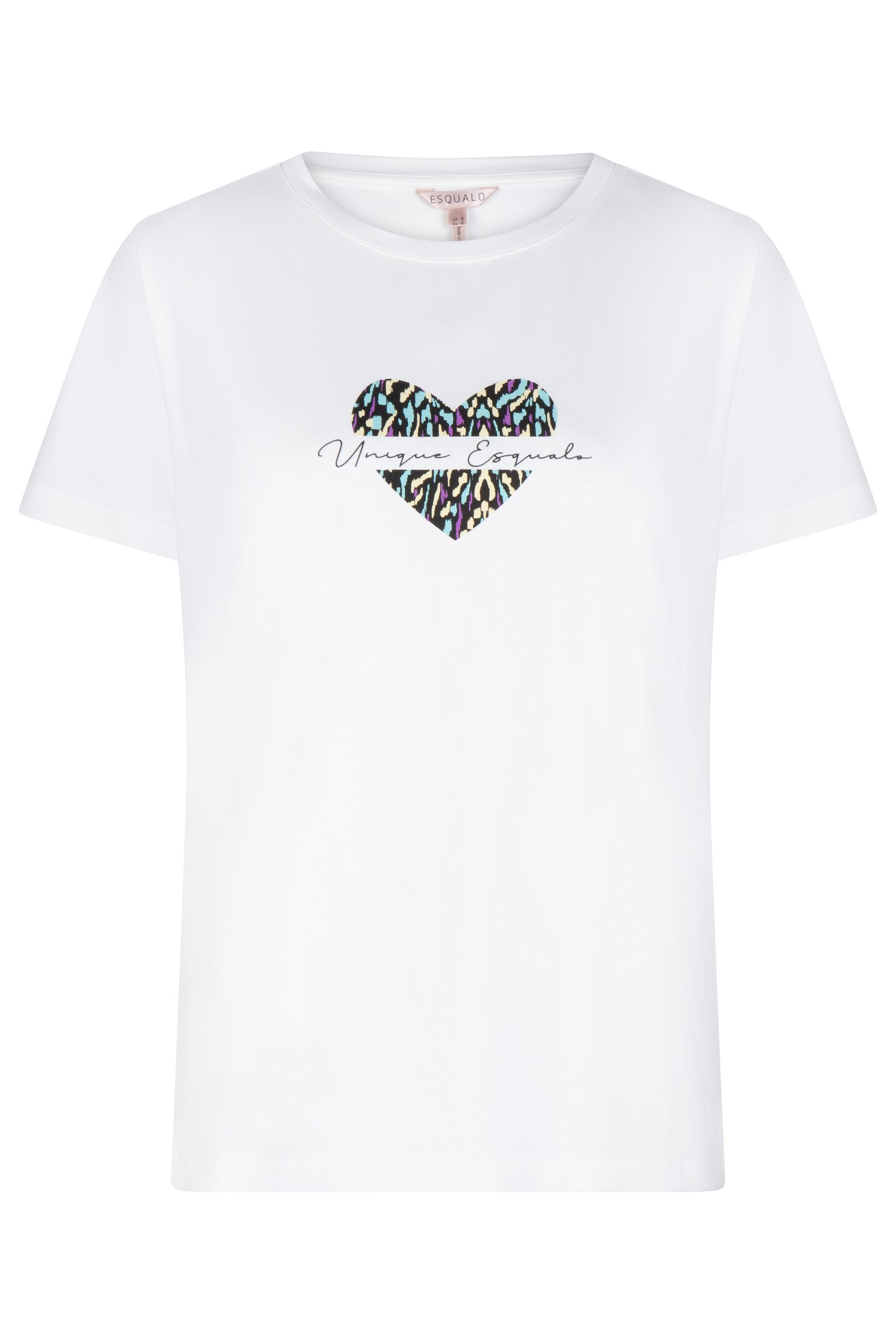 T-SHIRT HEARTS DEEP LAVENDER 1