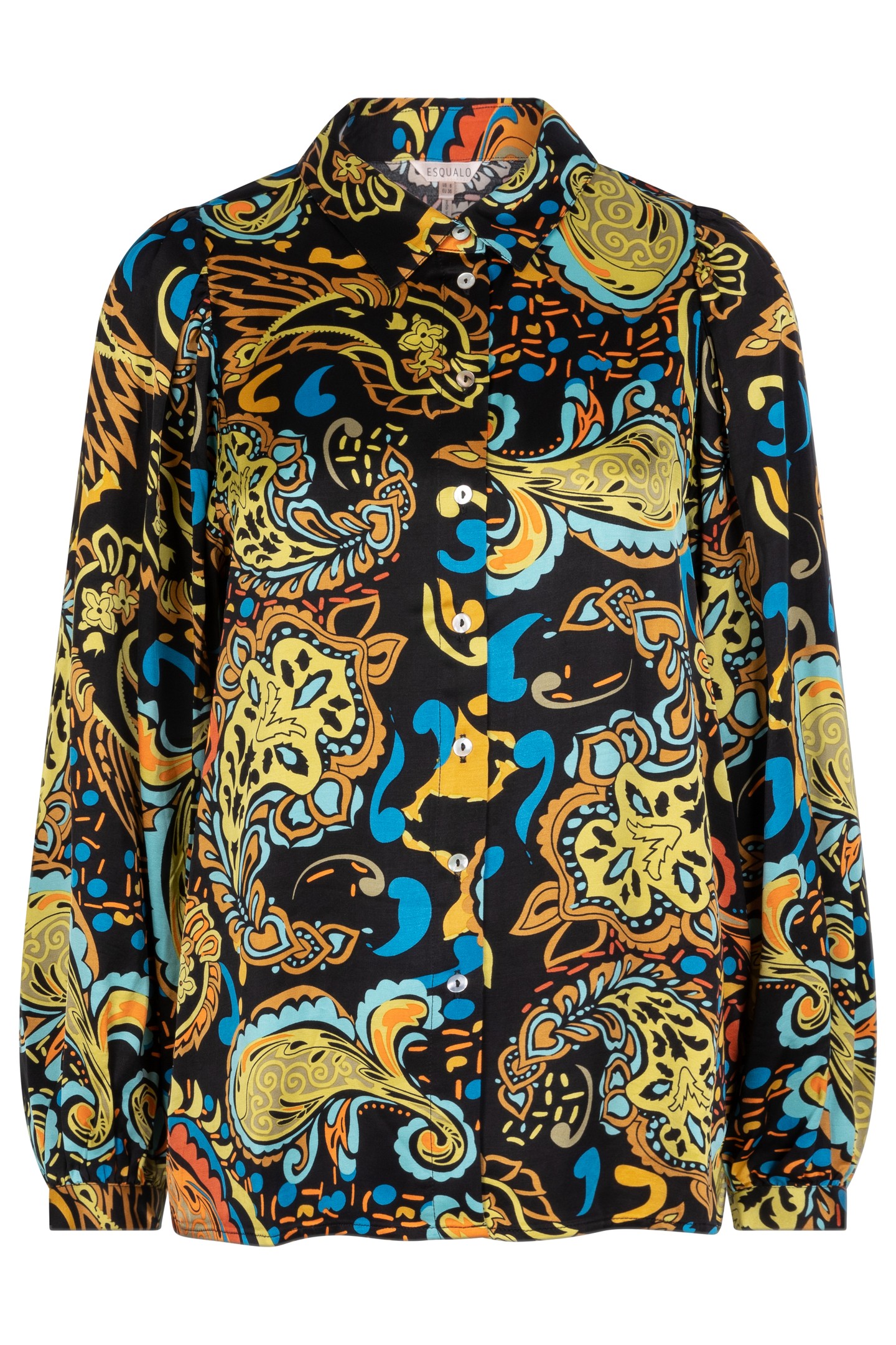 BLOUSE BASIC UNTAMED PARTY PRINT 3