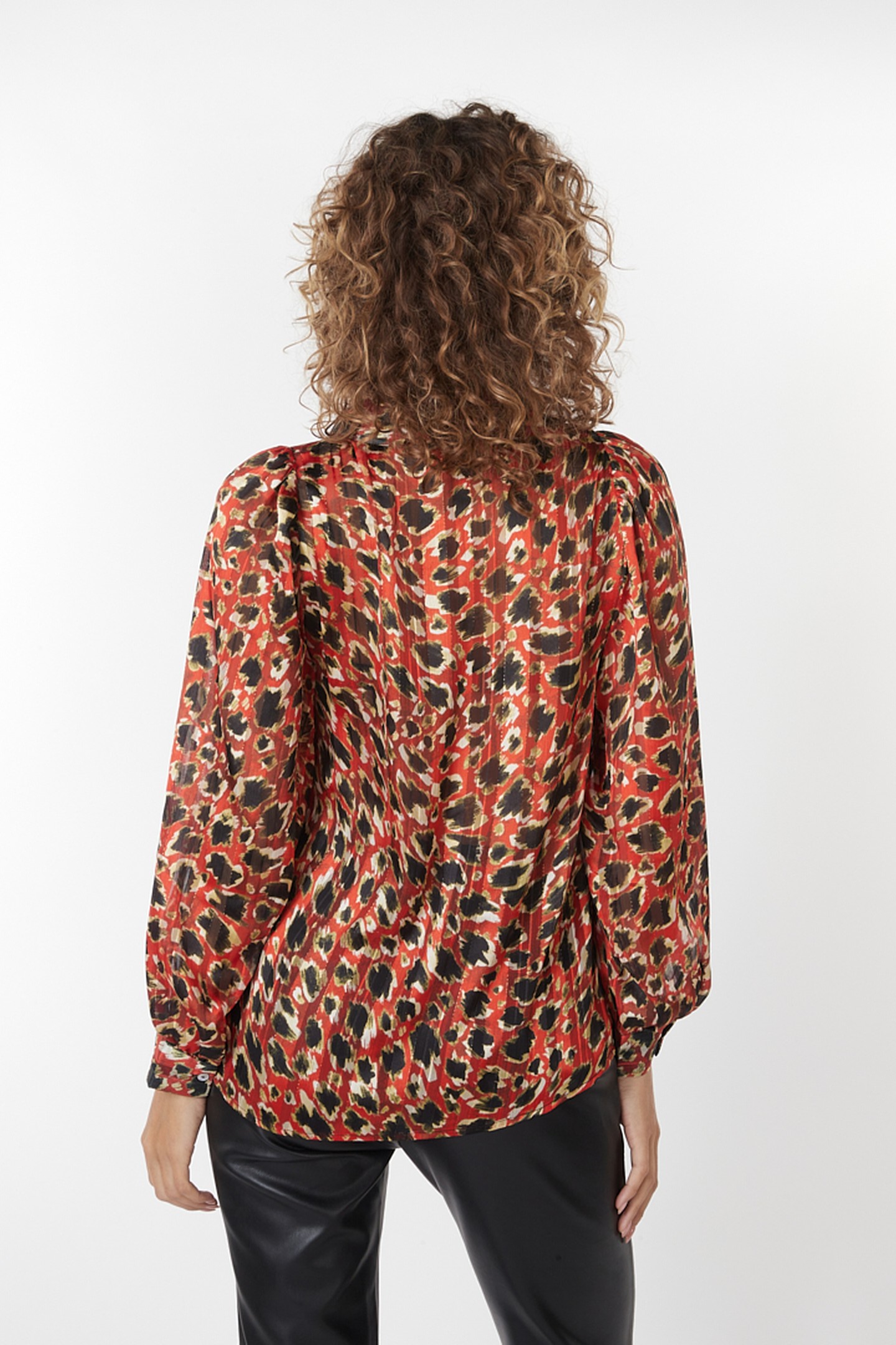 BLOUSE BASIC LEOPARD SKINS PRINT 3