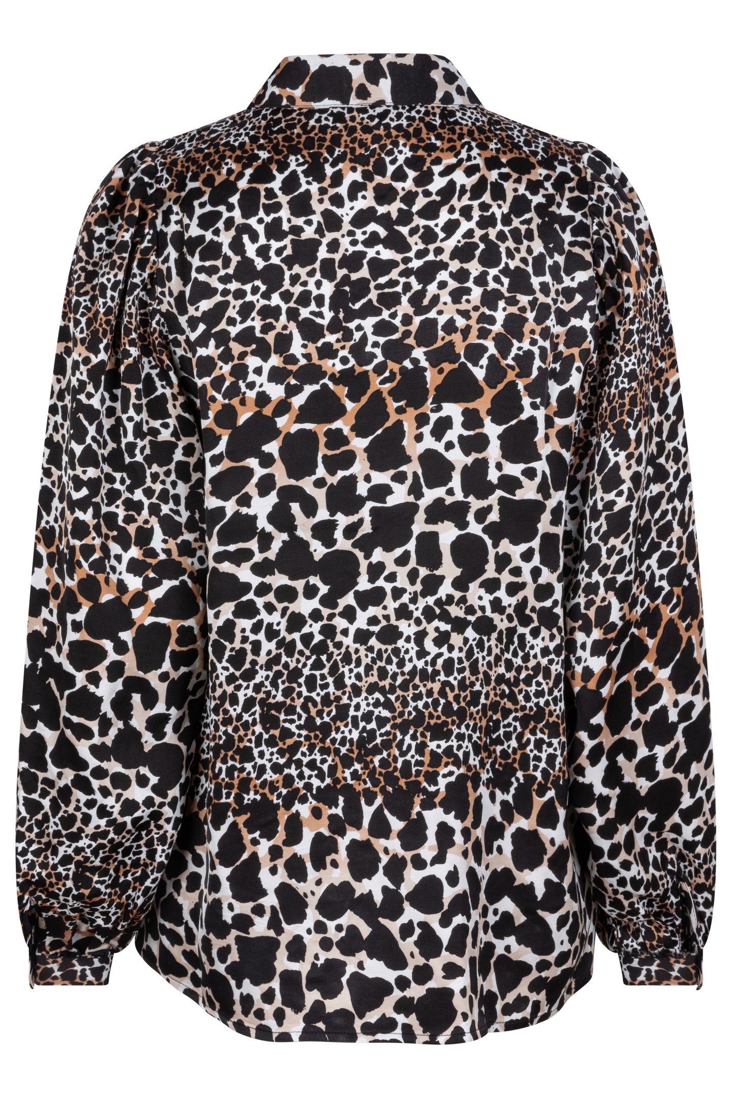 BLOUSE BASIC SCATTERED ILLUSION PRINT 5