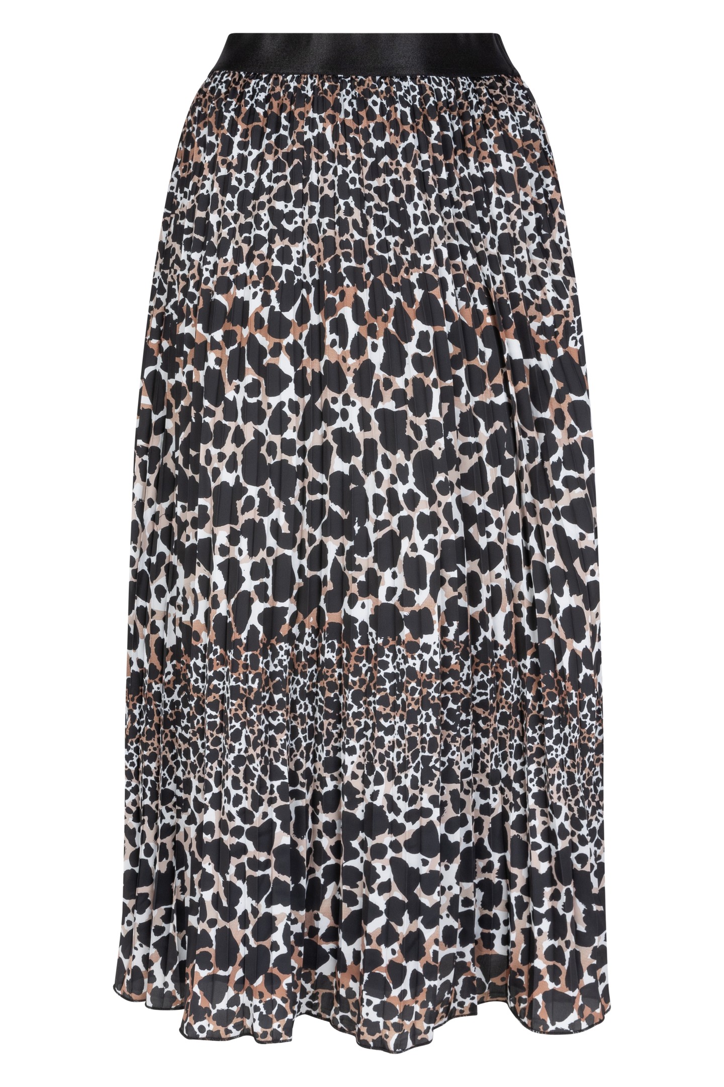 SKIRT PLISSE SCATTERED ILLUSION PRINT 4