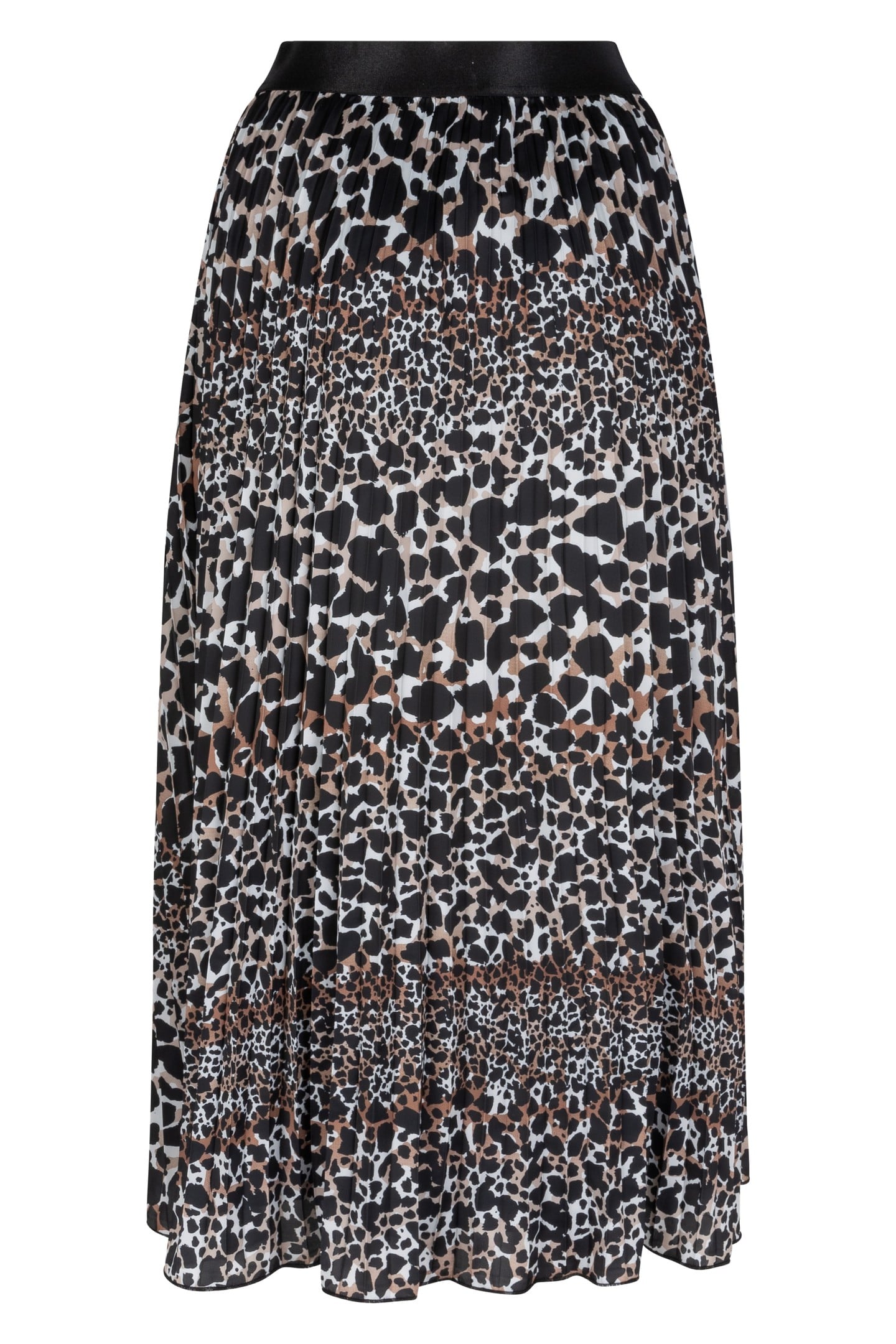 SKIRT PLISSE SCATTERED ILLUSION PRINT 5