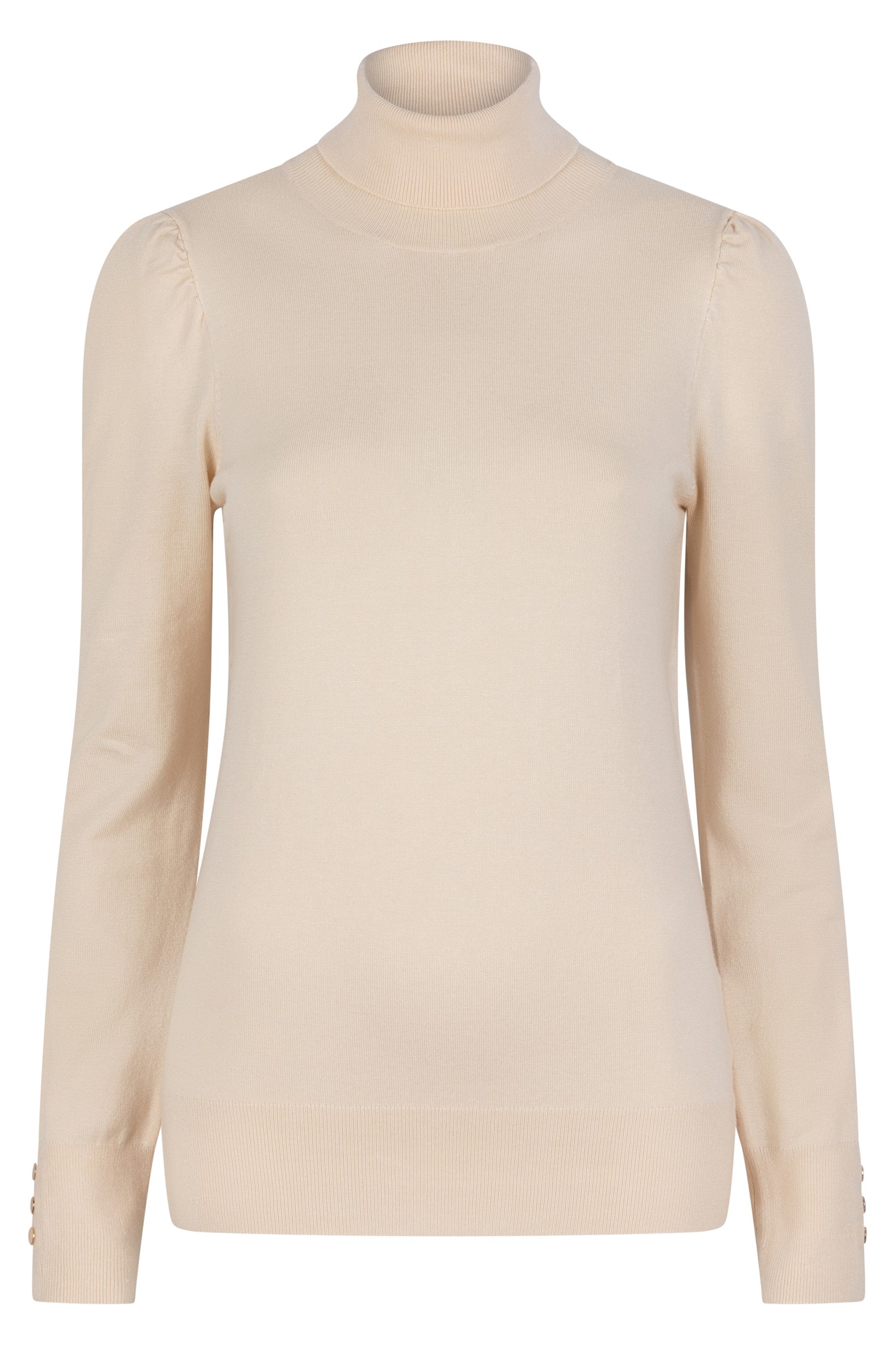 SWEATER PUFF SLVE BUTTONS IVORY 4