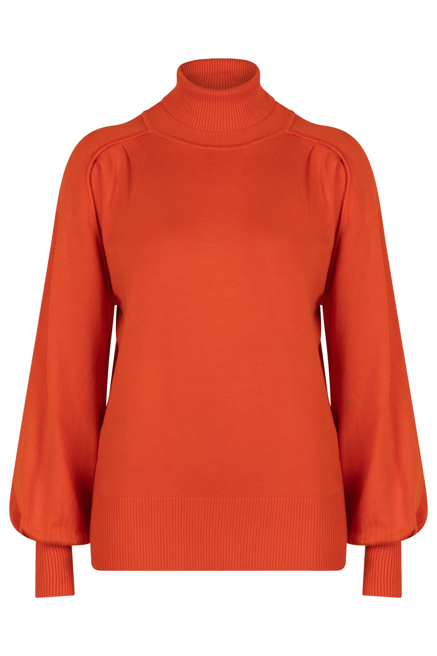 SWEATER RAGLAN COL RED CLAY 4