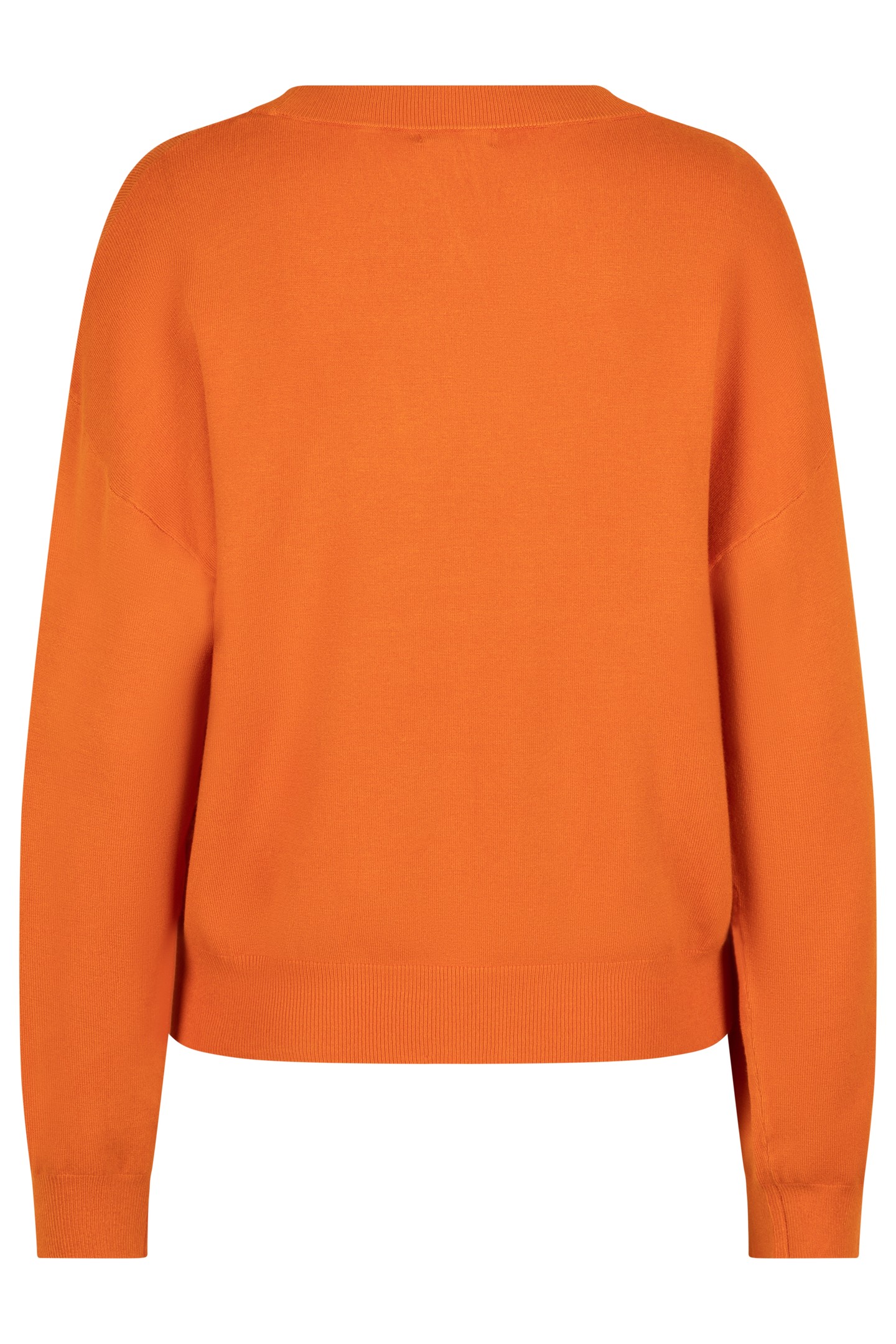 SWEATER BOXY BASIC KNIT PUMPKIN 5