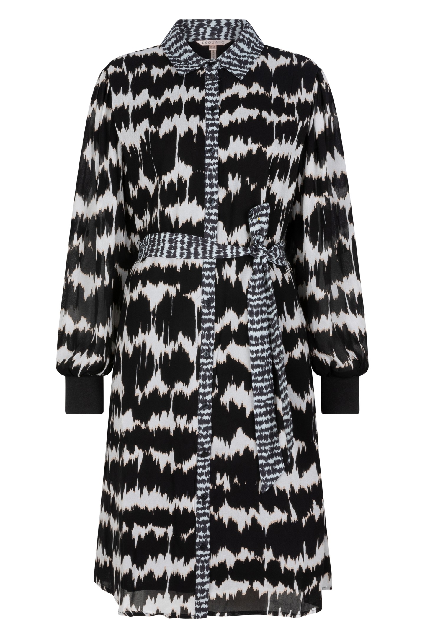 DRESS RIBBED CUFF ABSOLUTE ILLUSION PRINT 4