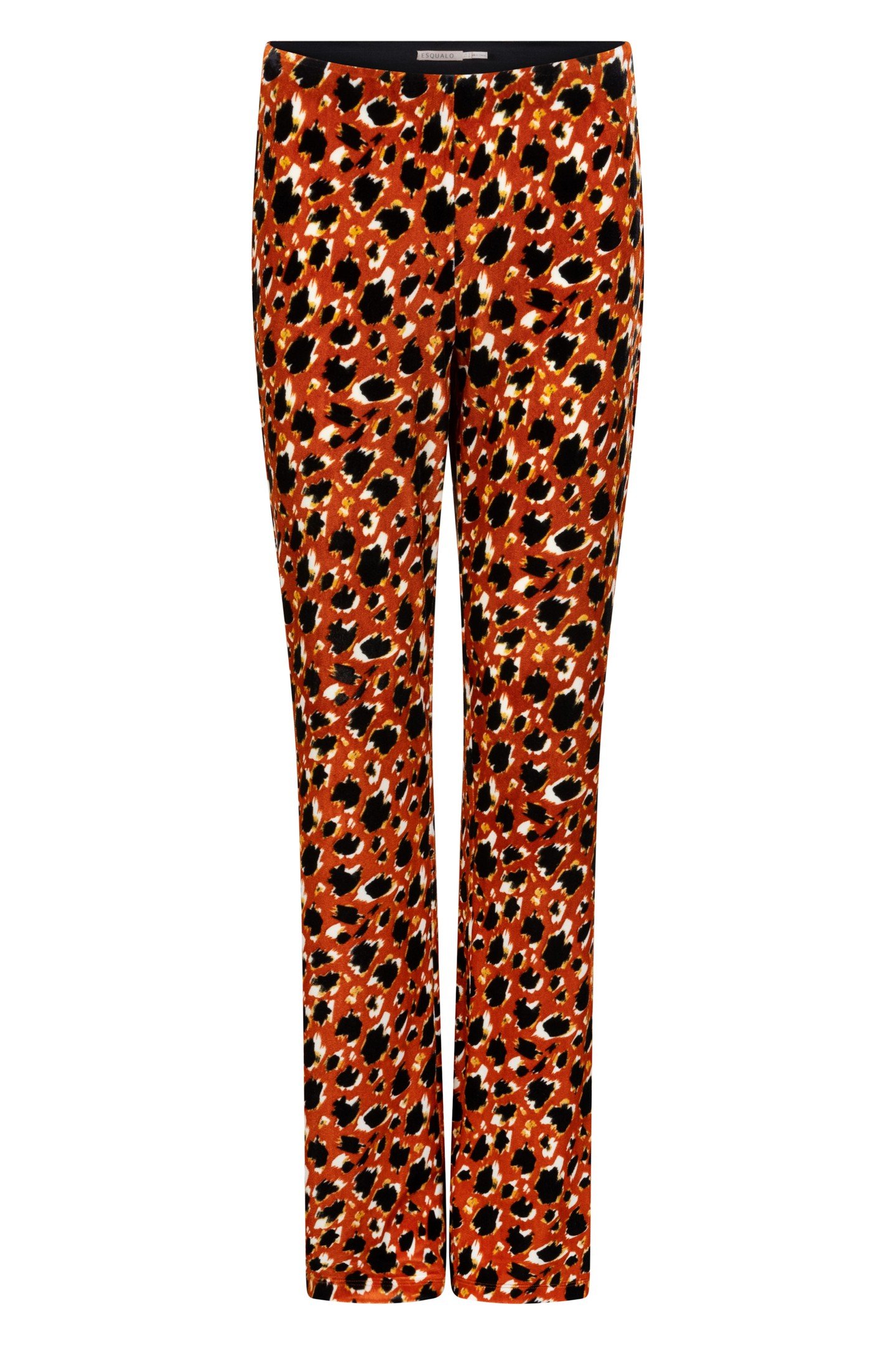 TROUSERS FLAIR VELOURS LEOPARD SKINS PRINT 1