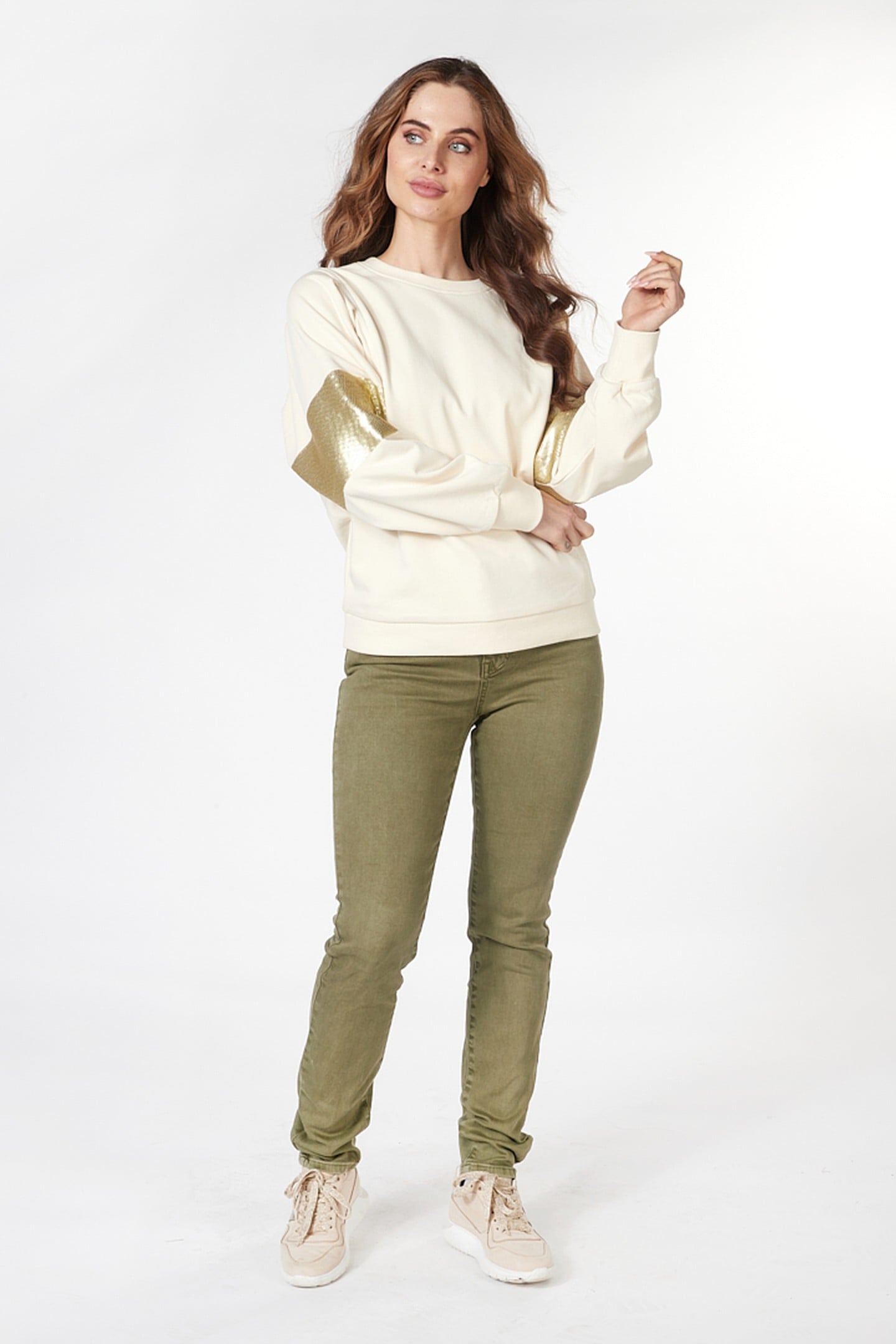 SWEATER SEQUINS BEIGE 2