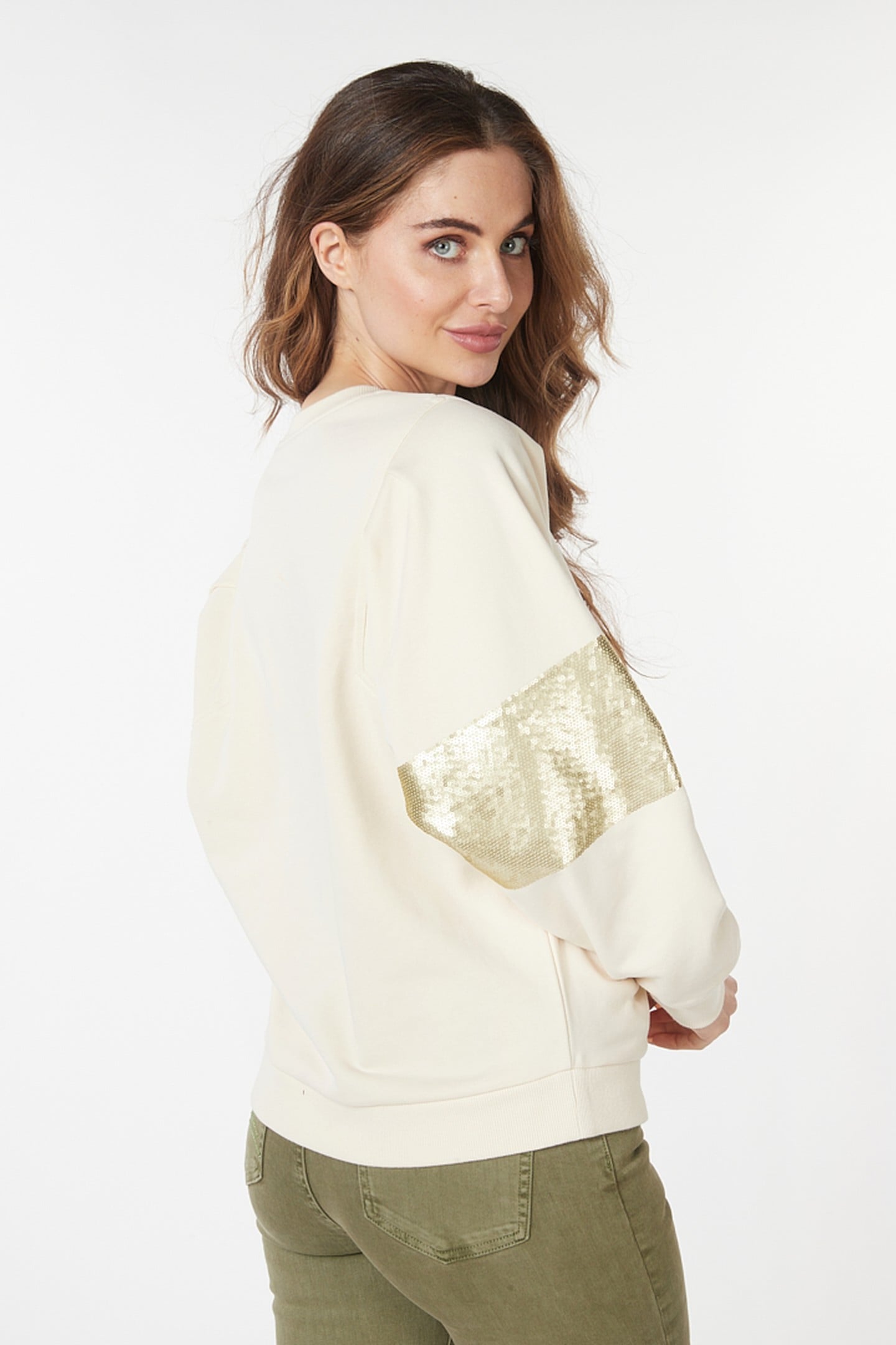 SWEATER SEQUINS BEIGE 3