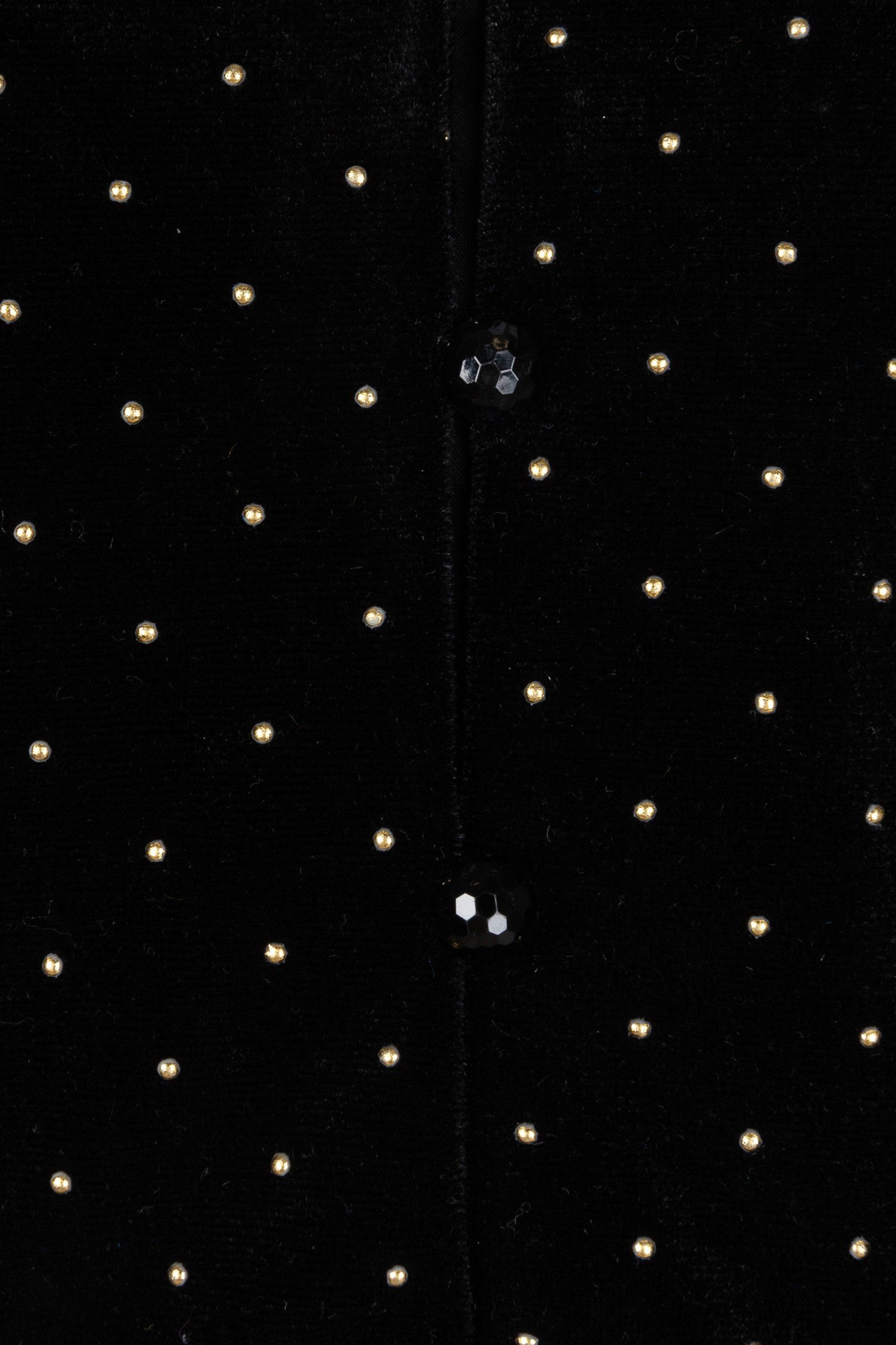 DRESS VELVET STUDS BLACK 8