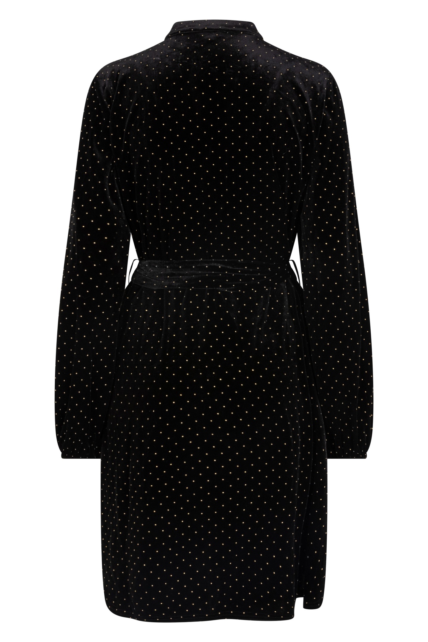 DRESS VELVET STUDS BLACK 5