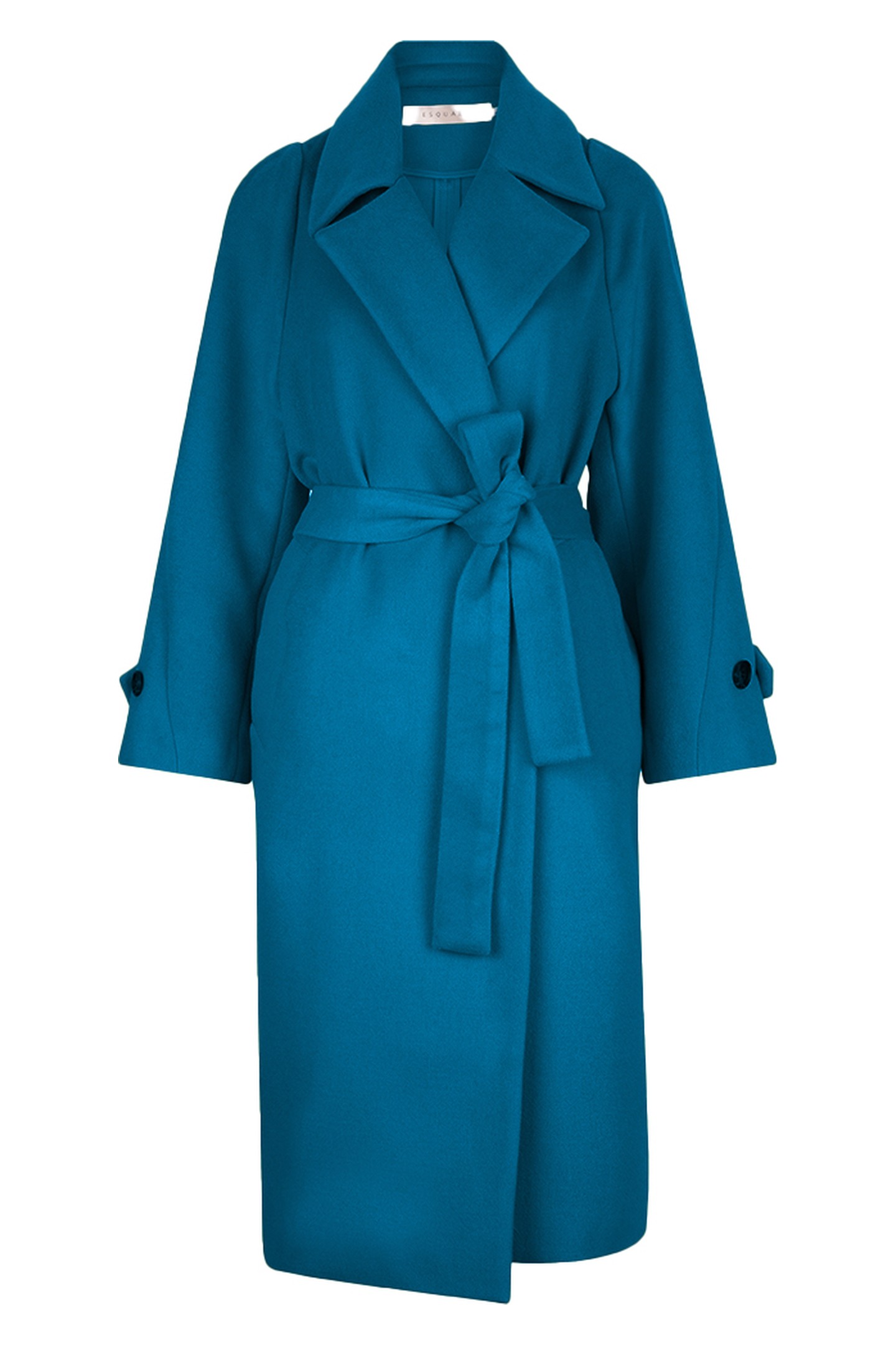 COAT LONG BELT PETROL 1