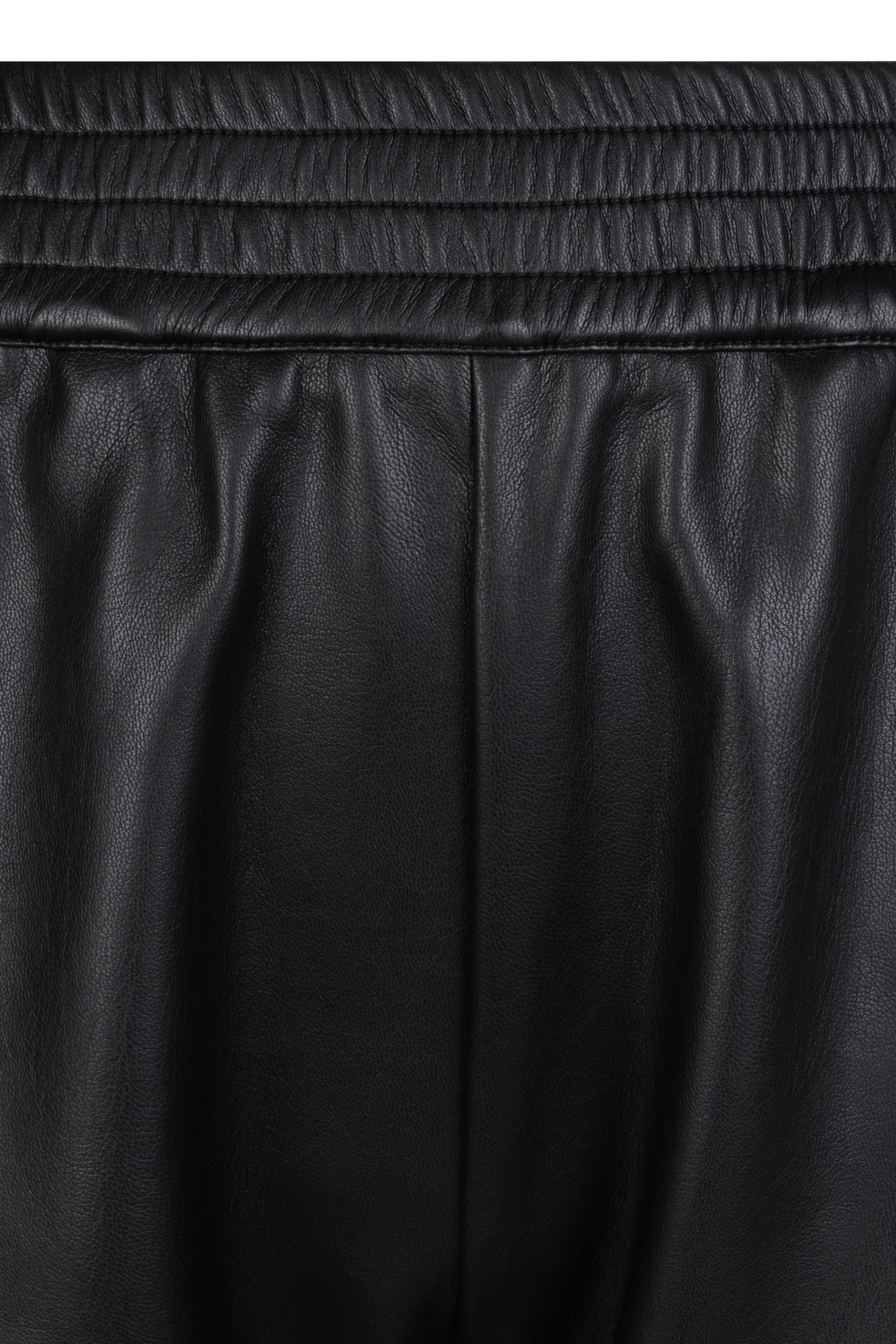 TROUSERS JOGGER PU BLACK 7
