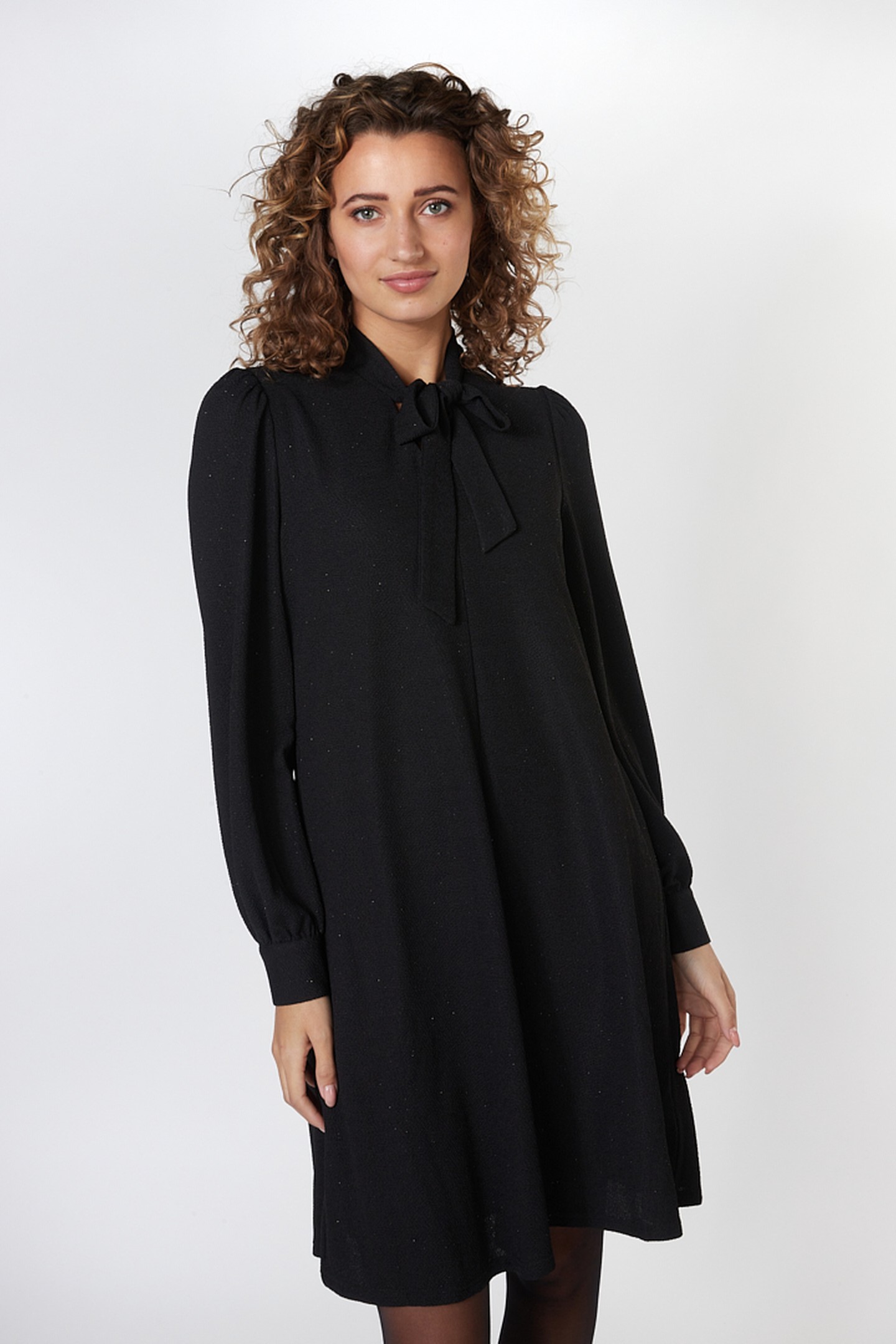 DRESS FANCY LUREX BLACK 2