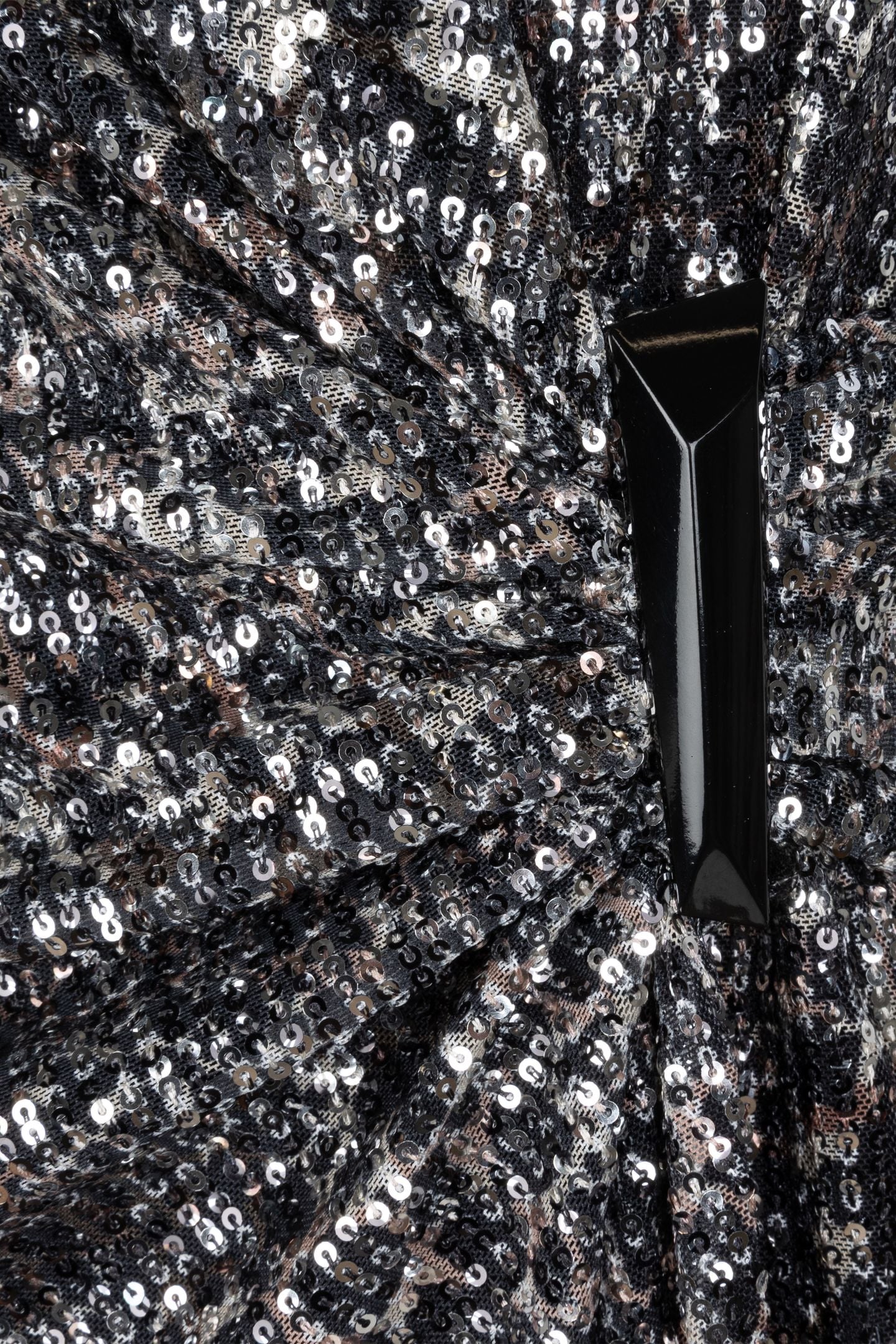 DRESS SEQUINS SCATTERED ILLUSION PRINT 7