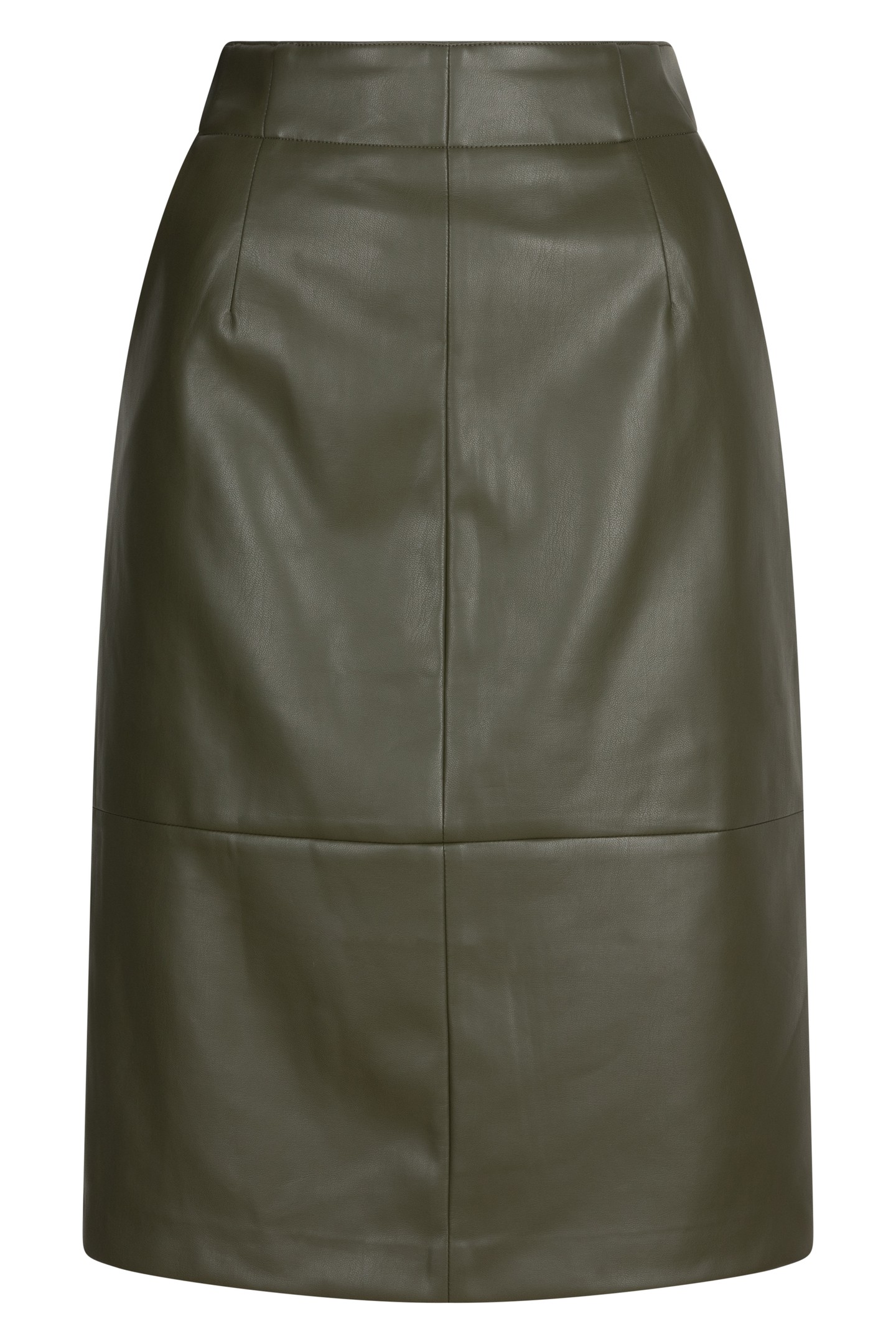 SKIRT PENCIL VEGAN LEATHER GREEN 4