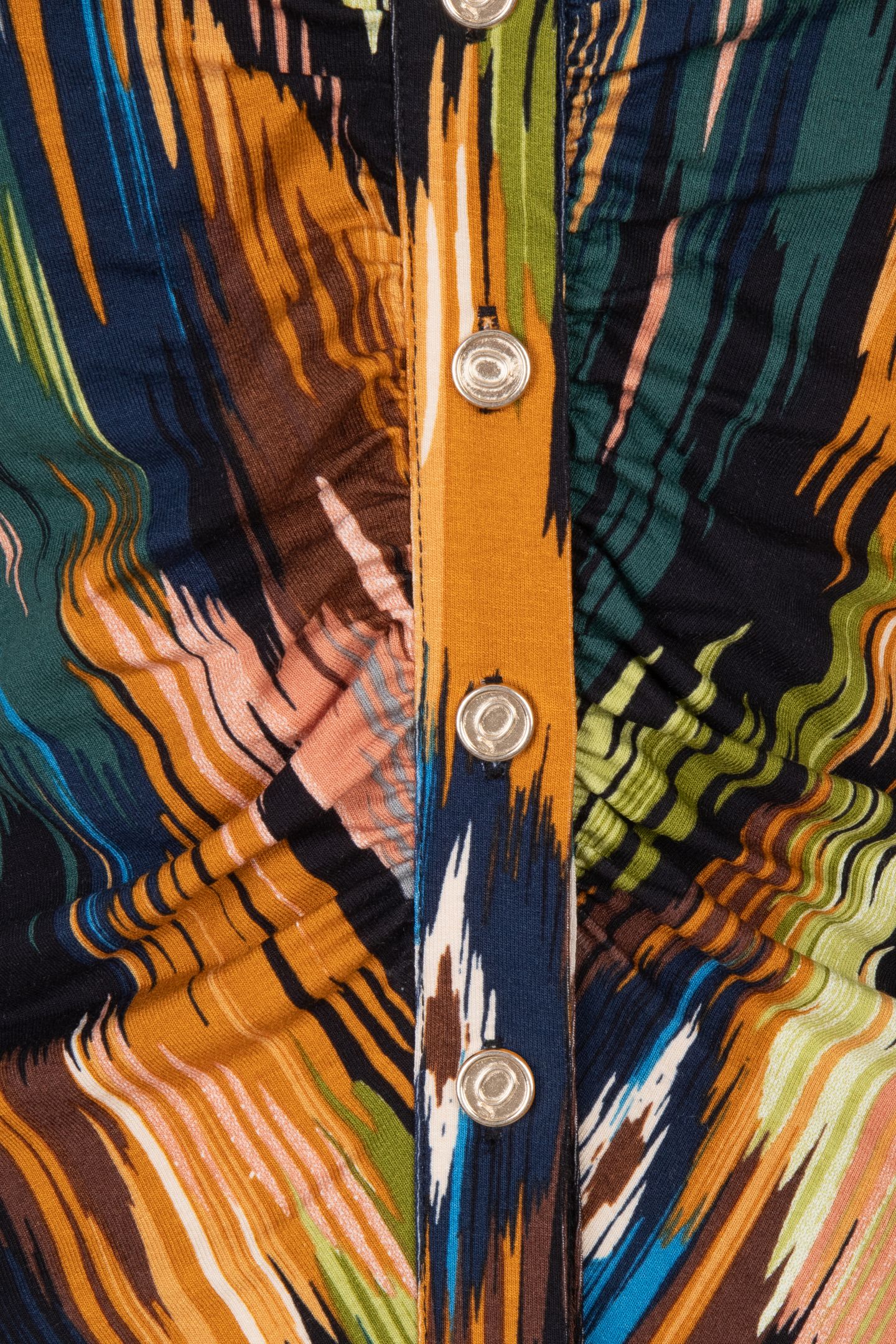 BLOUSE GATHERING UNIVERSE LIGHTNING SJ PRINT 6