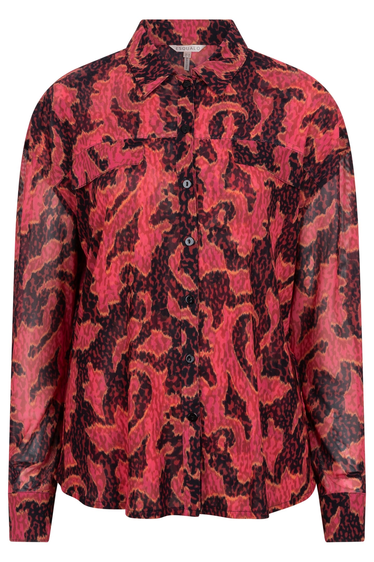 BLOUSE MESH MASTERPIECE PRINT 5