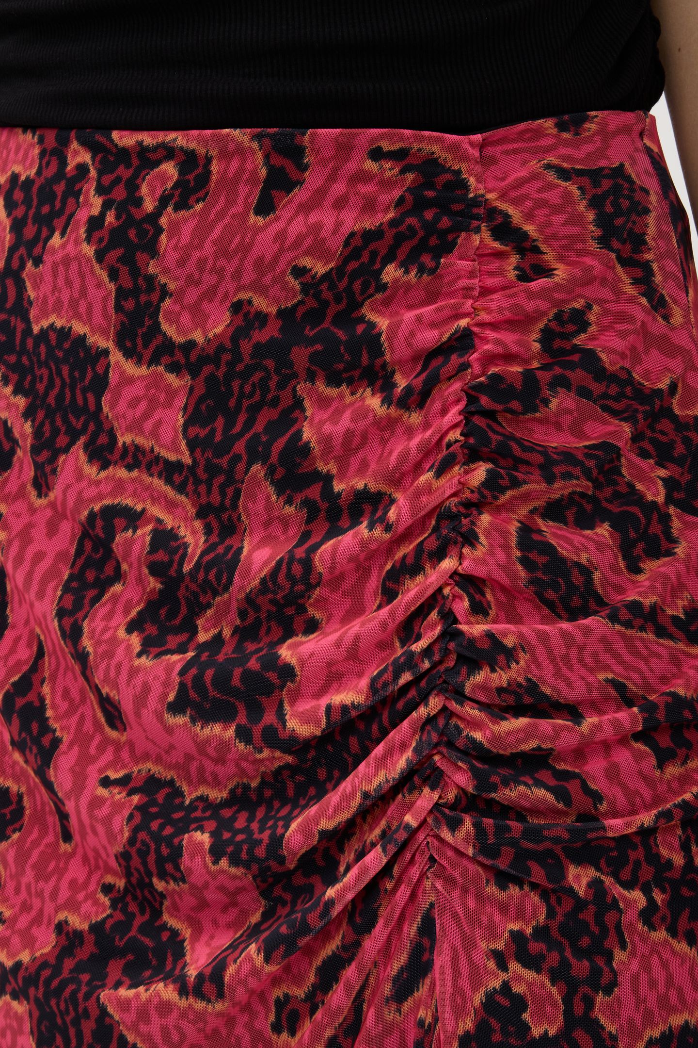 SKIRT MESH MASTERPIECE PRINT 7