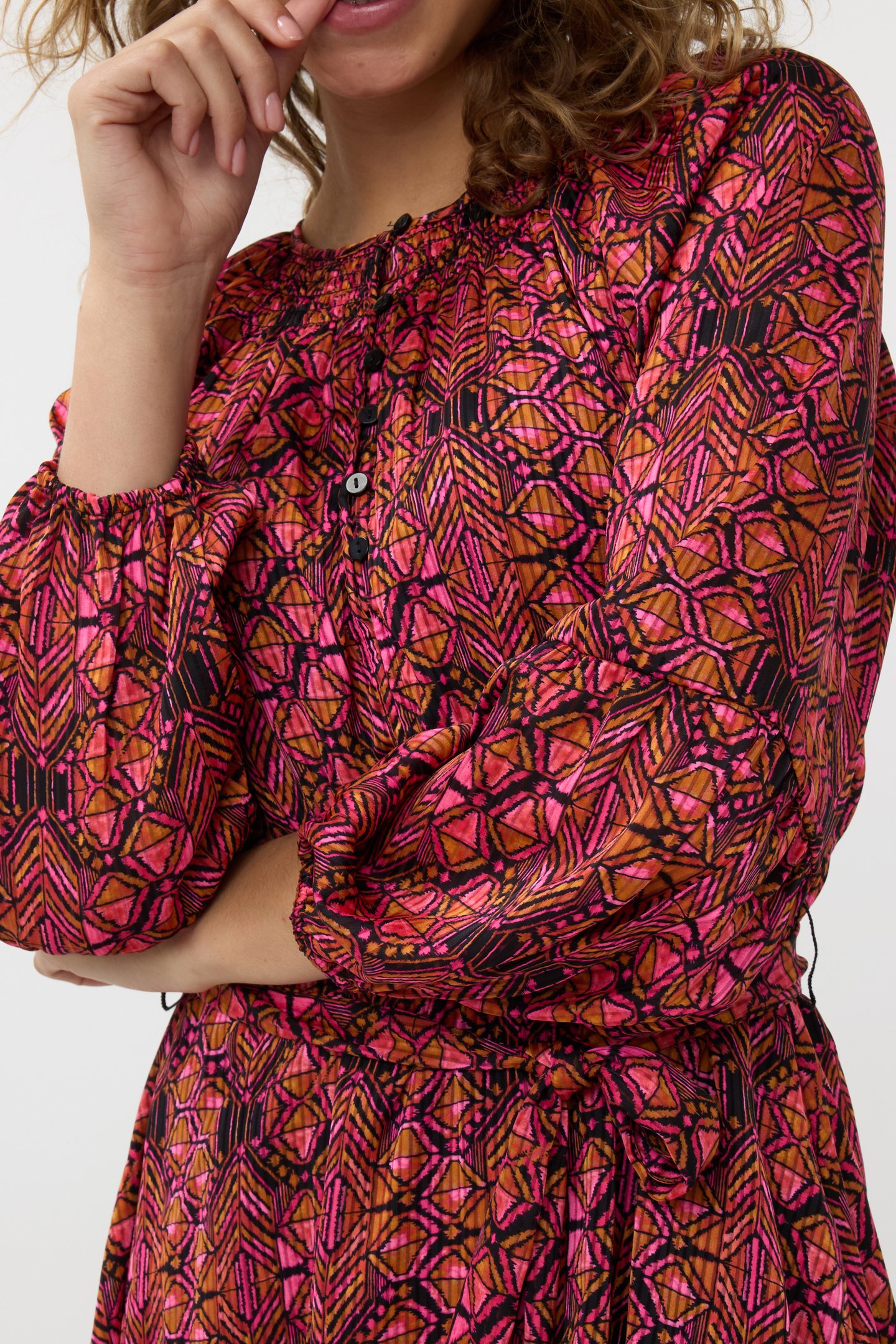 DRESS FANCY SLVE SENSATION PRINT 3