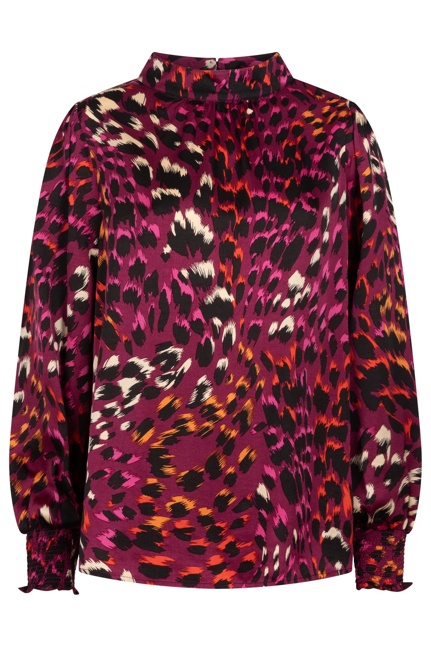 BLOUSE COLLAR FLORAL GEM PRINT 4