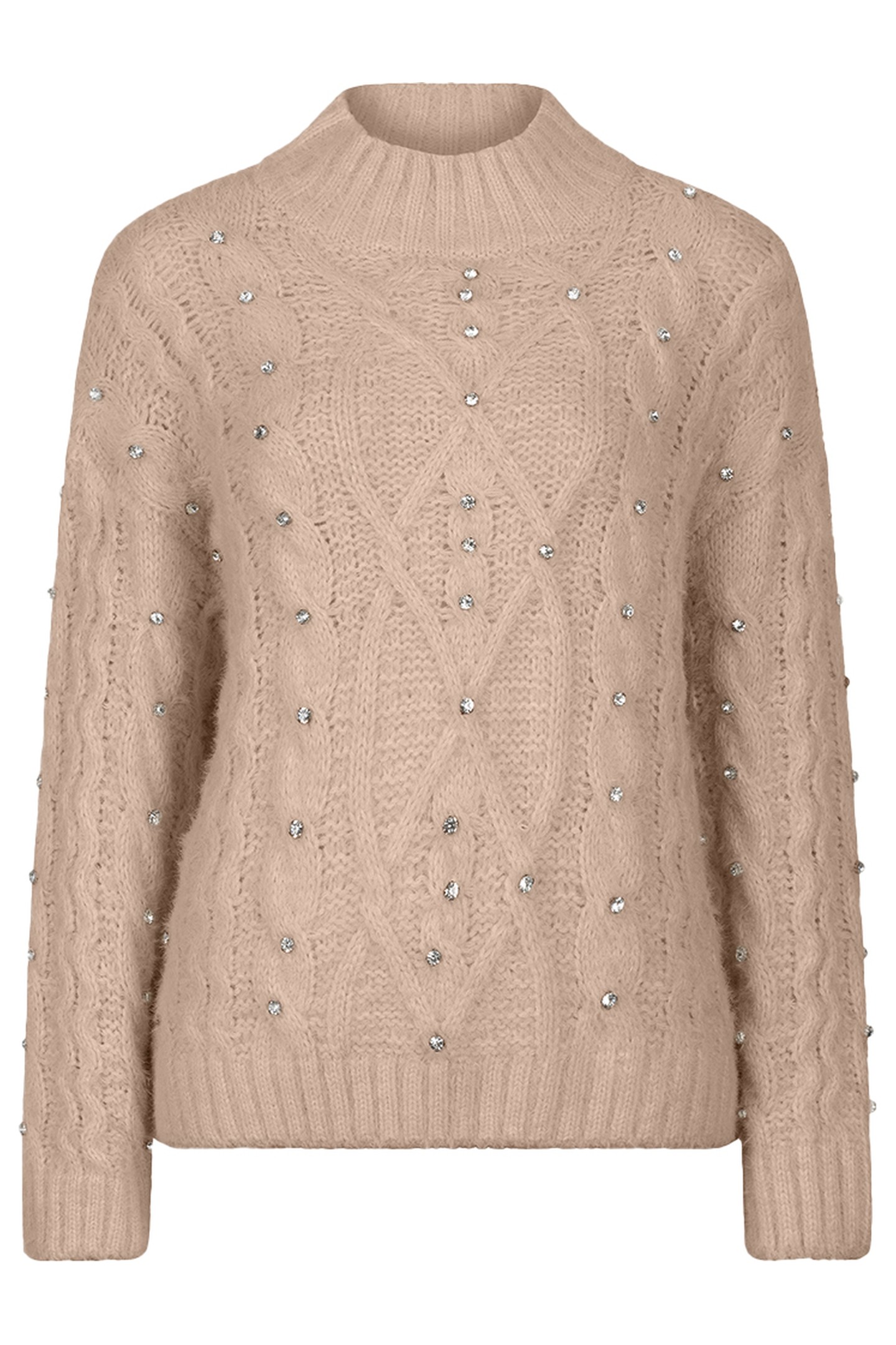 SWEATER CABLE STONES SAND 1