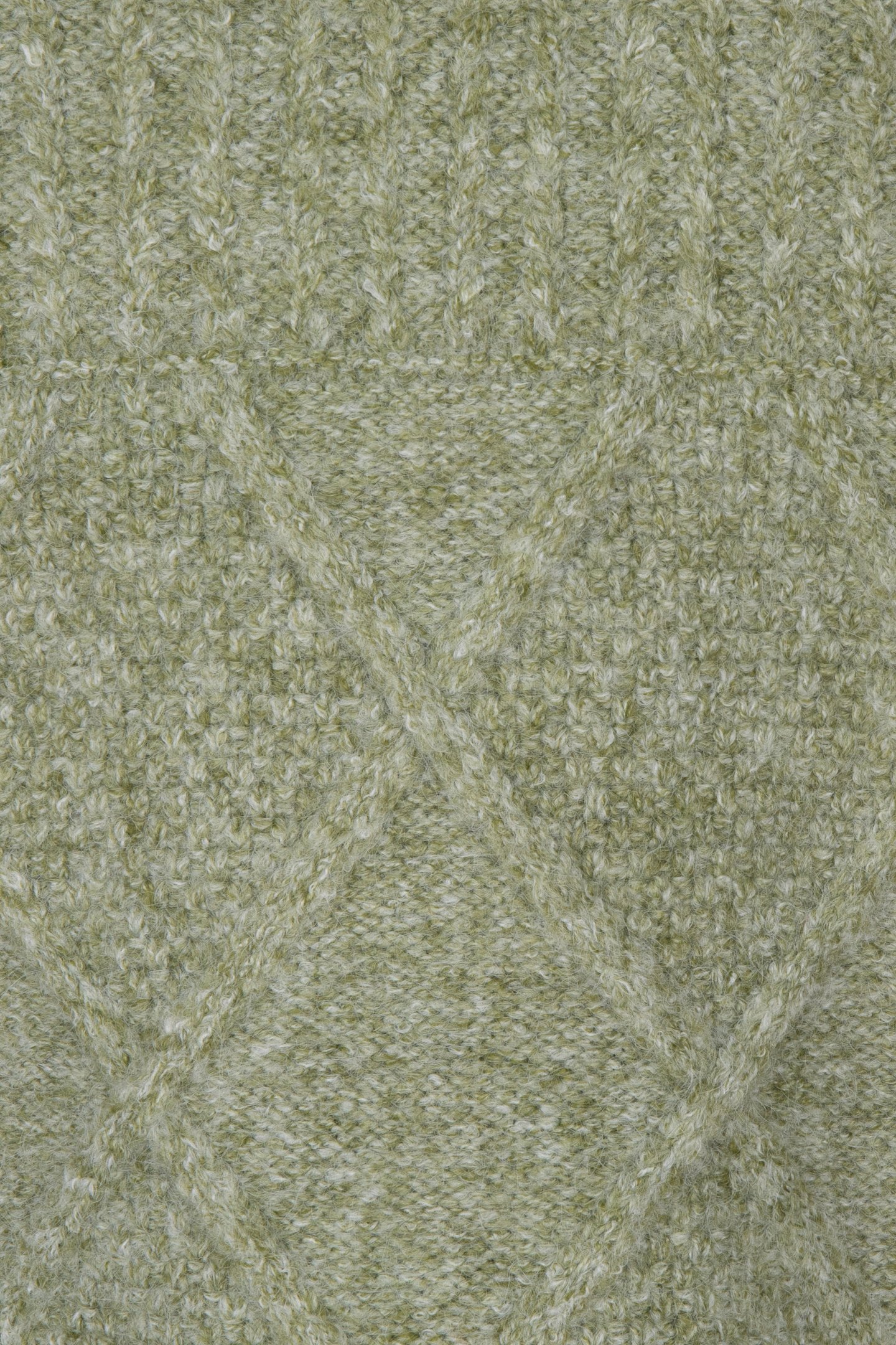 SWEATER MELANGE MOSS GREEN 6