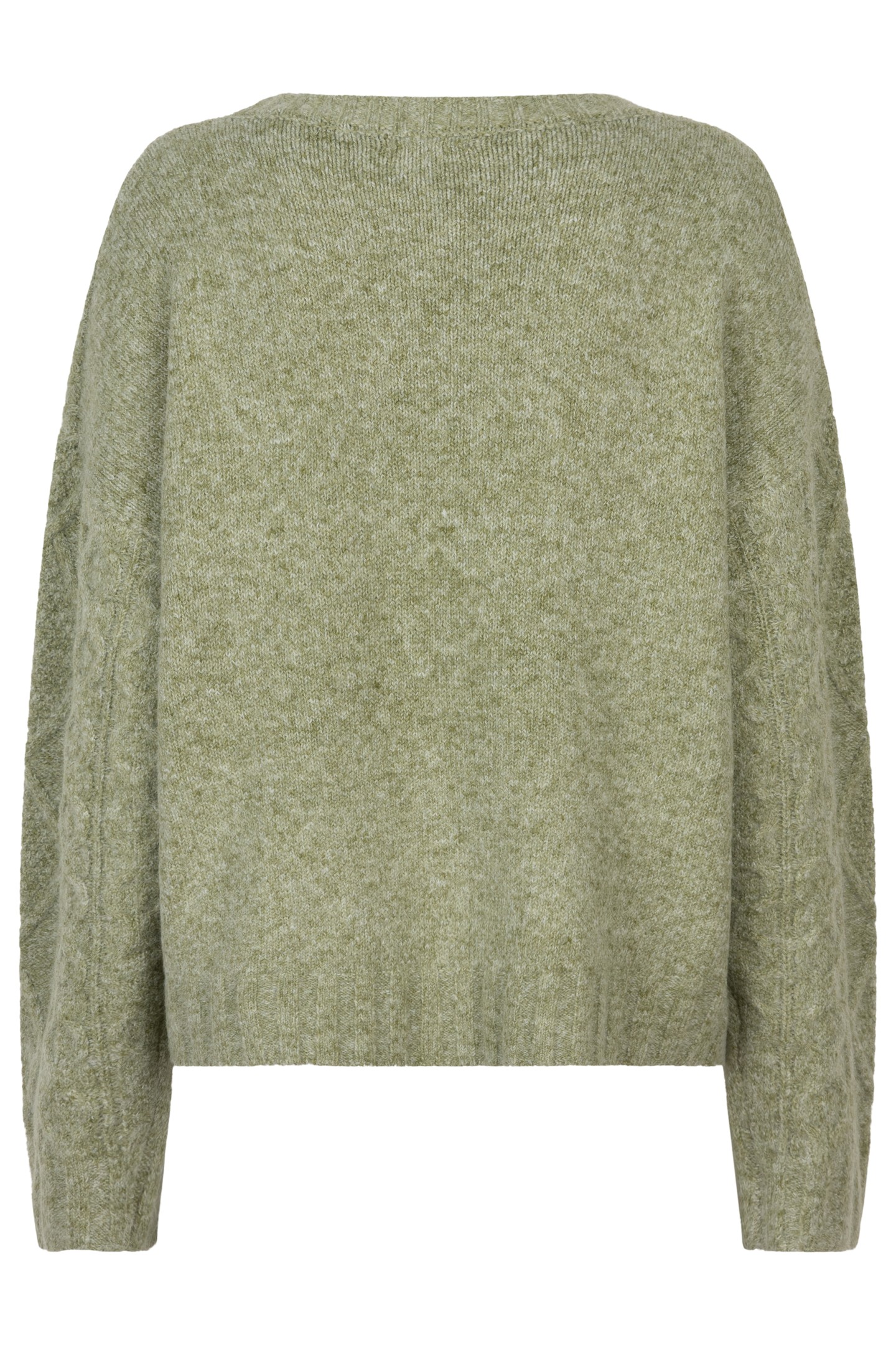 SWEATER MELANGE MOSS GREEN 5