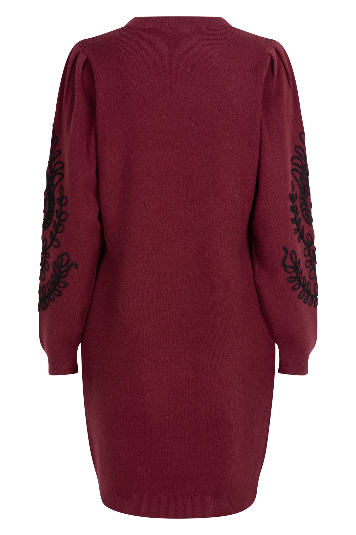 DRESS TAPE EMBROIDERY WINE RED 2