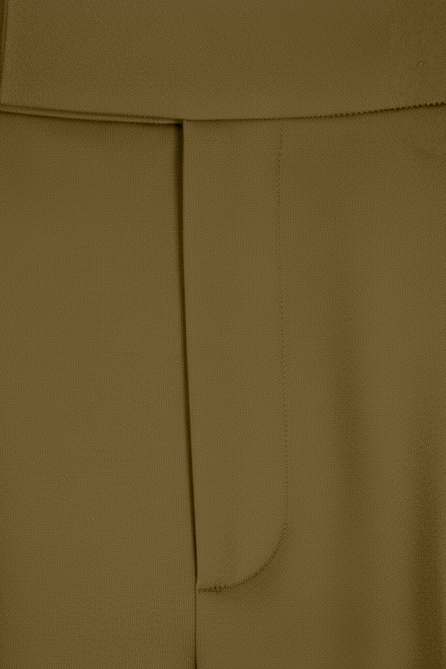 TROUSERS HIGH WAIST WIDE CITY MOSS GREEN 3