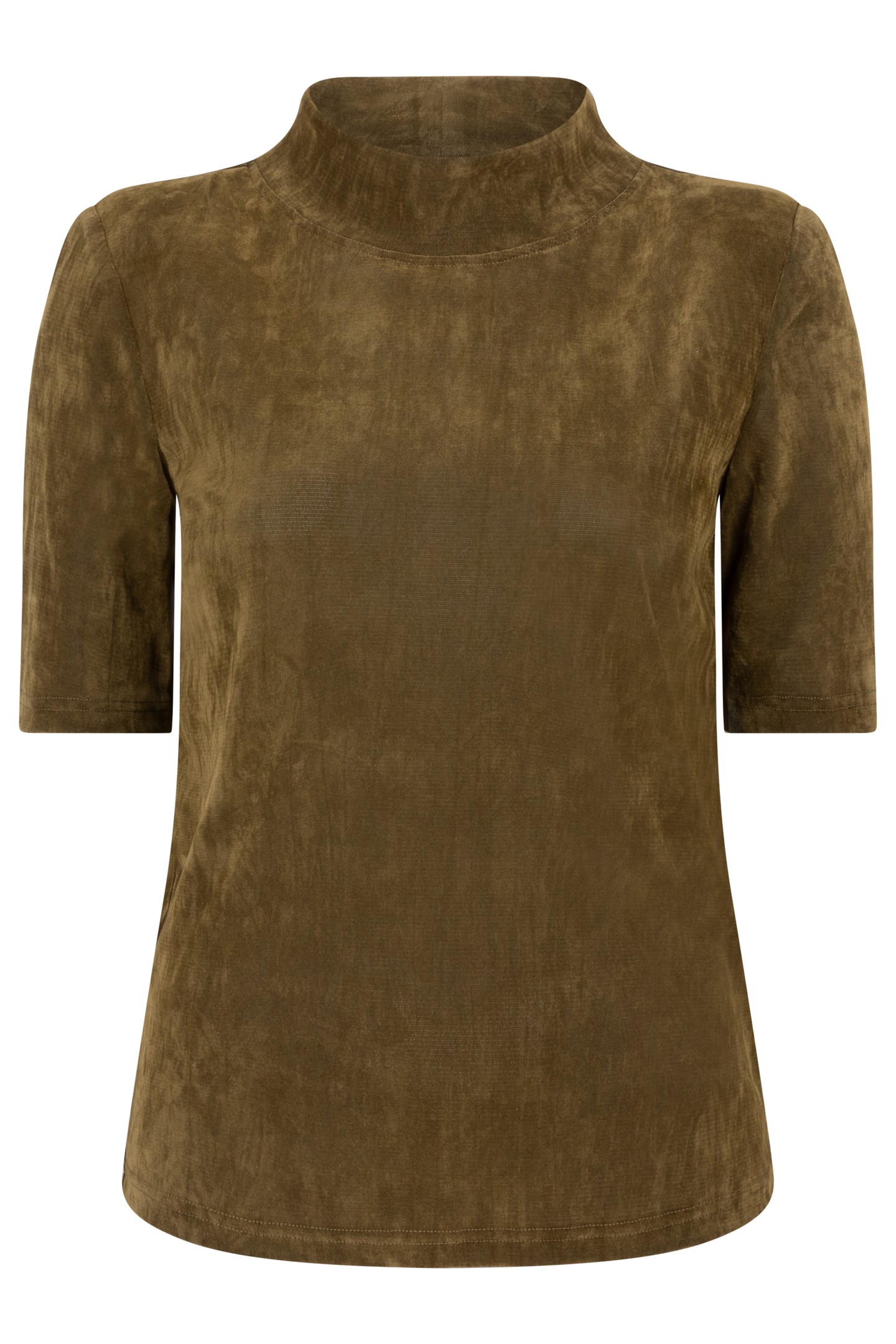 TOP TURTLE VELOURS STRETCH MOSS GREEN 6