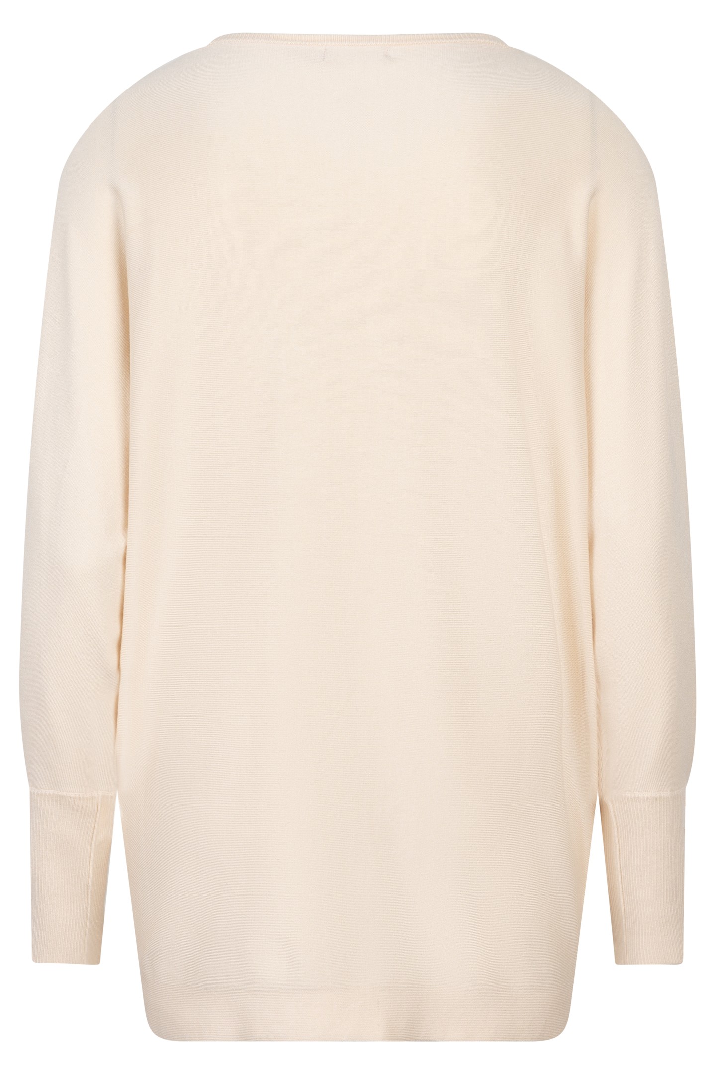 SWEATER BATWING BUTTONED CUFF BASIC KNIT BEIGE 5