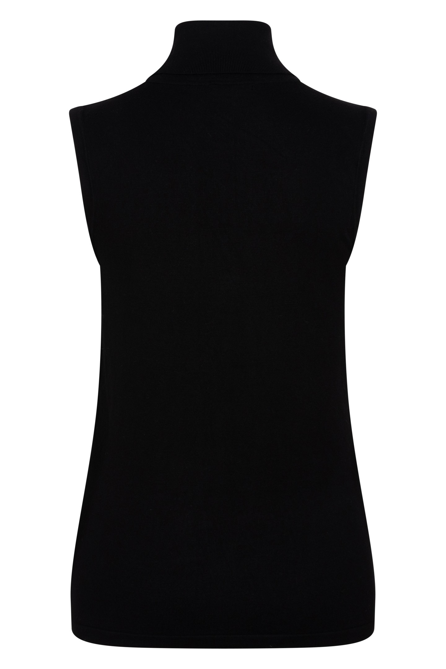 SWEATER SLV/LSS COL BASIC KNIT BLACK 5