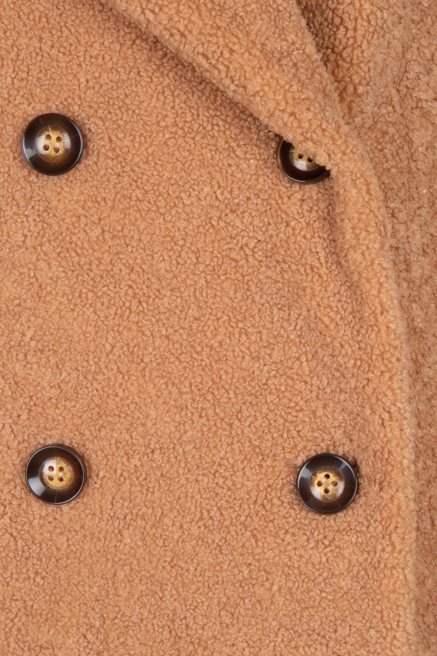 COAT LONG BOUCLE CAMEL 6