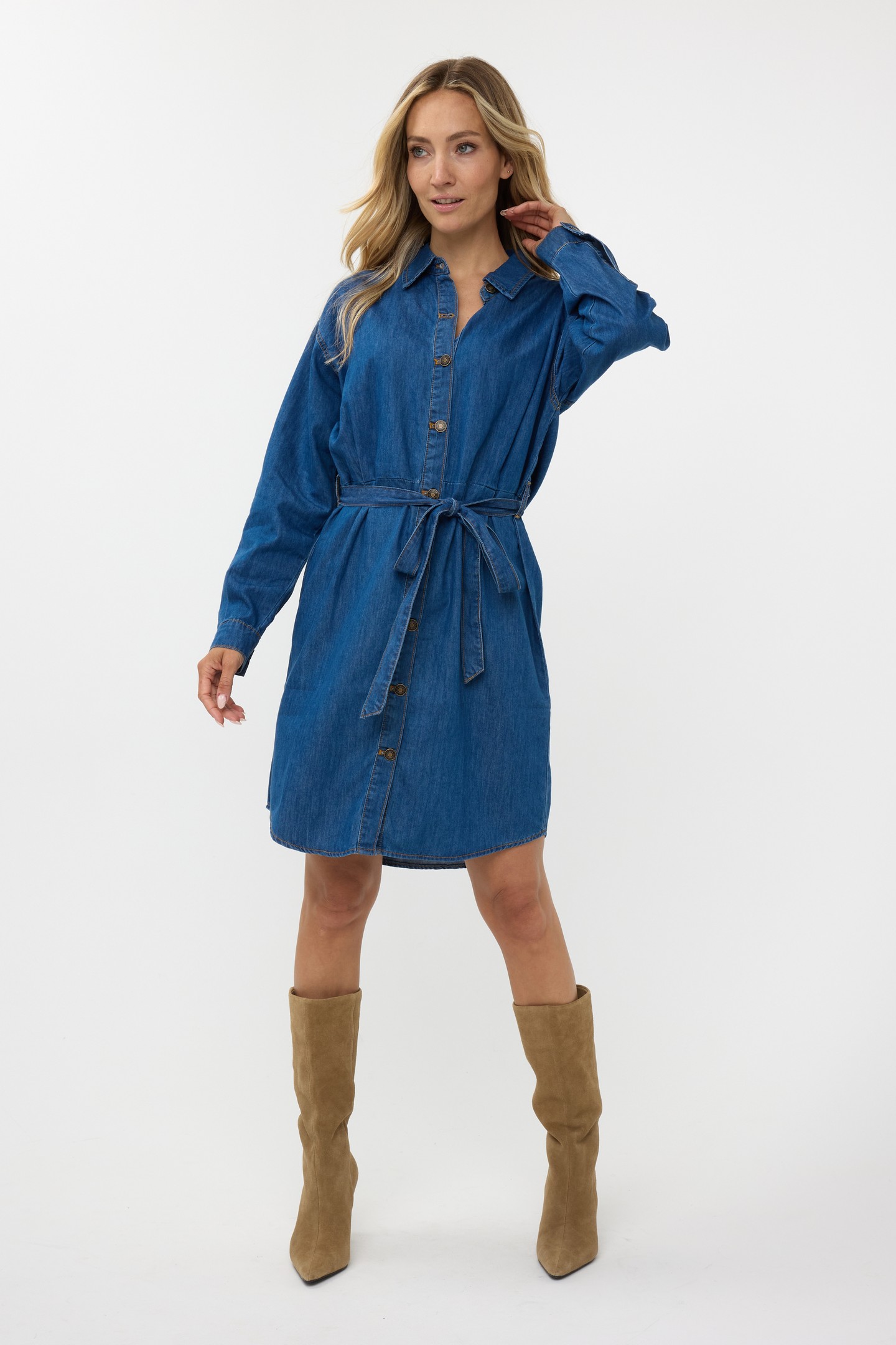 DRESS DENIM OVERSIZED JEANS BLUE 1