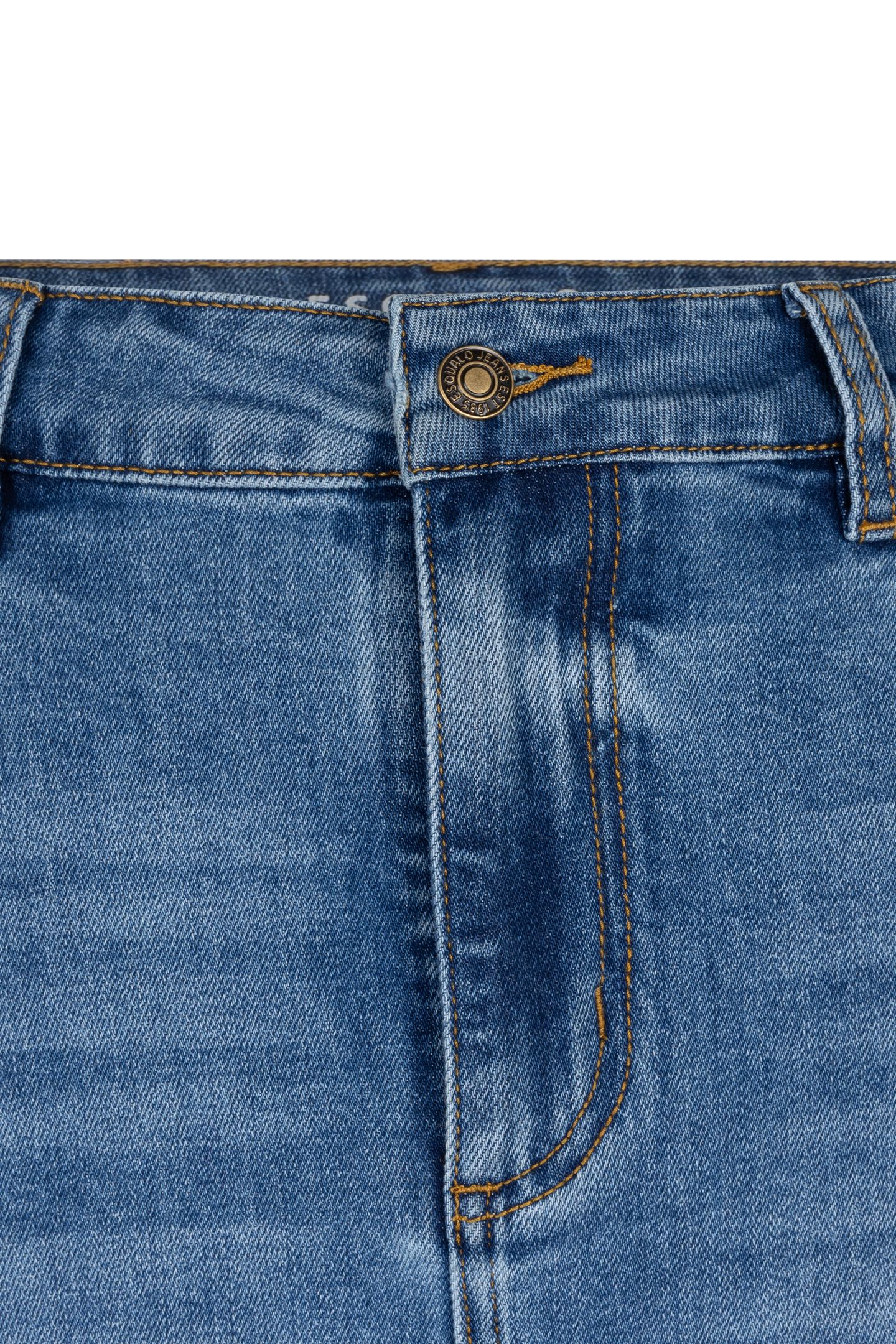 SKIRT DENIM LONG SLIT JEANS BLUE 6