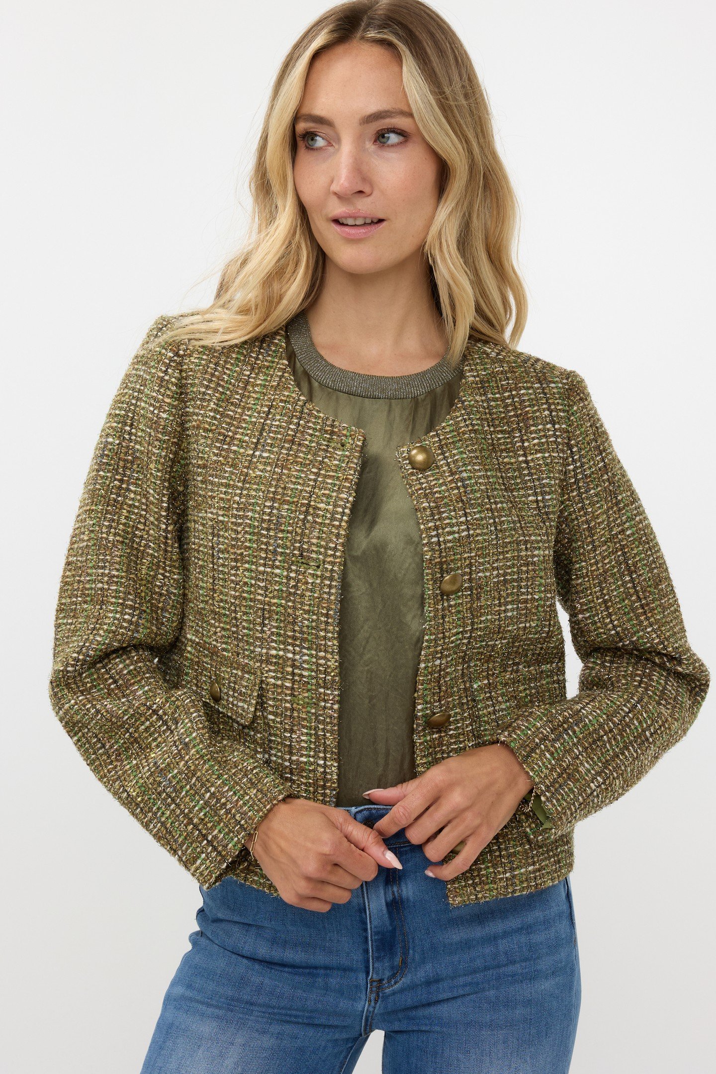 BLAZER TWEED MULTI COLOR 1
